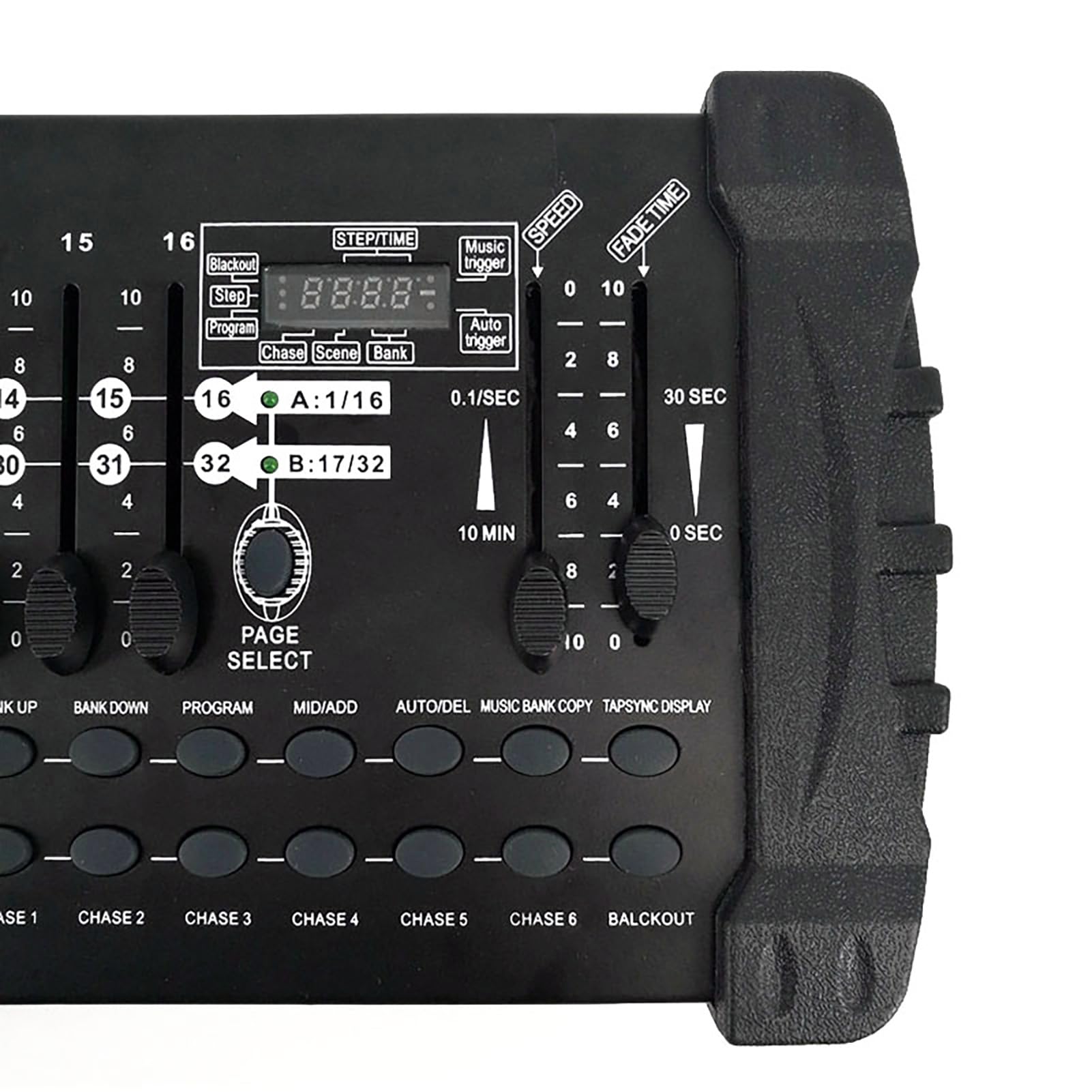 SHEHDS DMX384 Professional DMX Controller with LED Digital Display - DJ Lighting Equipment for Stage Shows, Concerts, and Events