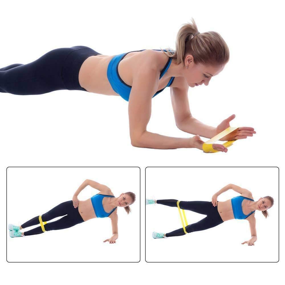 Premium 5-Piece Resistance Bands Set - Skin-Friendly Exercise Loop Bands with 5 Resistance Levels (10-50 lbs) - Includes Free Carrying Case - Perfect for Home Workouts, Gym Training, Yoga & Pilates - Great for Strength Building, Physical Therapy & Fitness Enthusiasts (Multicolor)