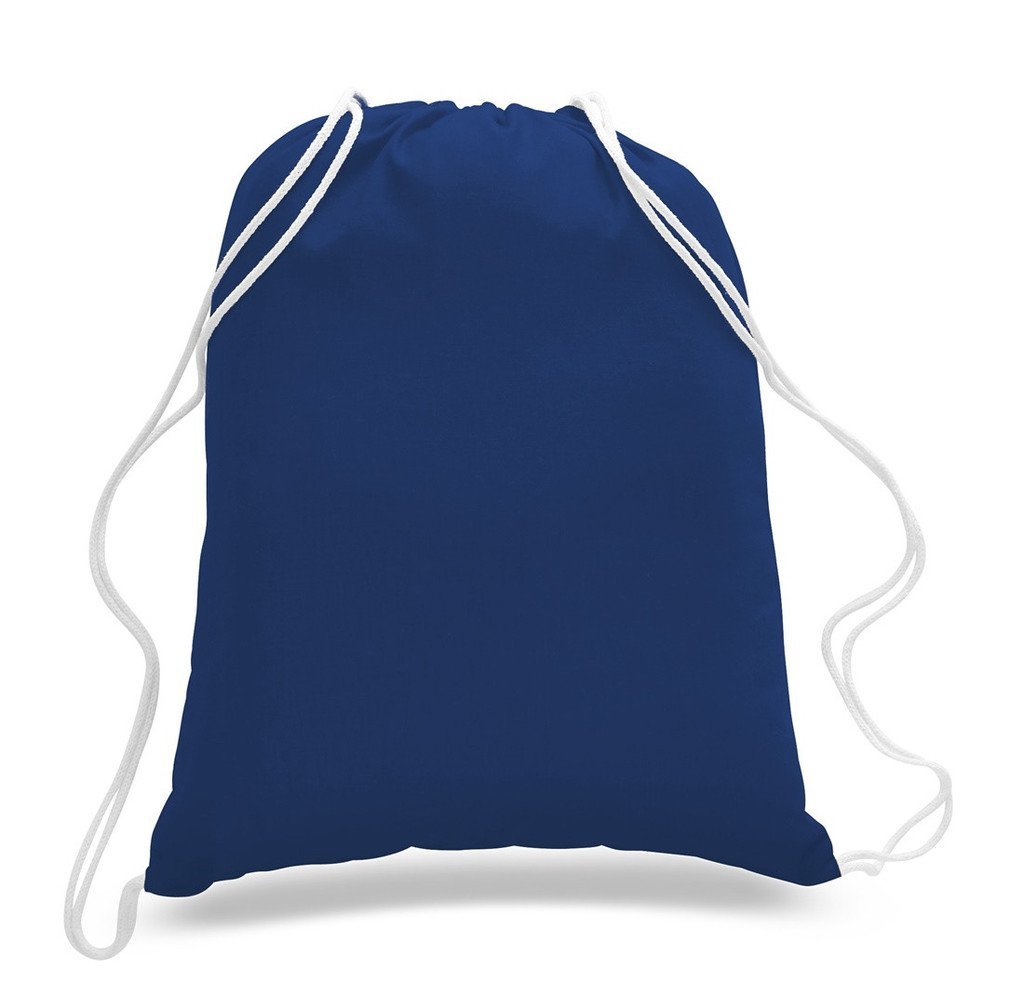 15-Pack Custom Cotton Drawstring Backpack Tote Bags - Bulk Promotional Gift Bags for Events, Trade Shows & School Activities | Reusable Shopping & Beach Bags