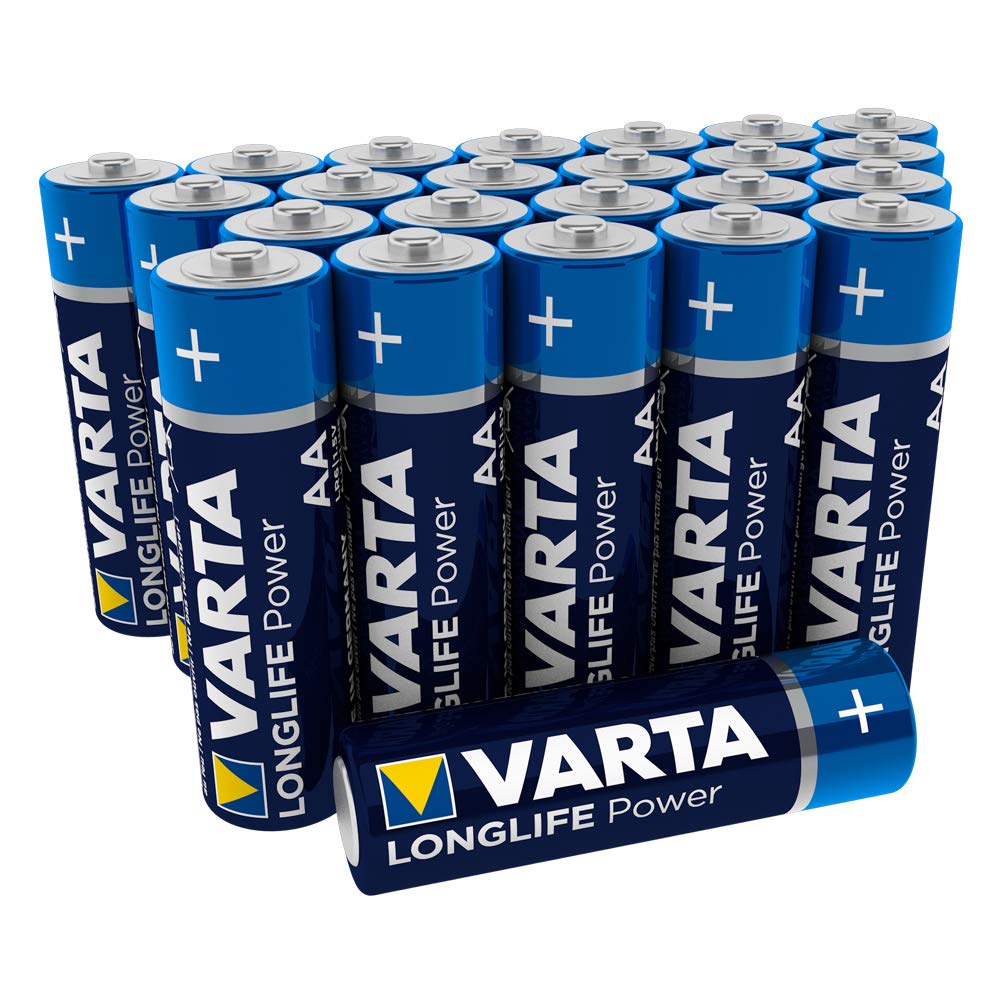 Varta 04906 Alkaline 15V AA Batteries - Non-Rechargeable 15 Volt Alkaline Batteries for Toys, Flashlights & Electronics (Pack of 4, Blue, Blister Packaging)