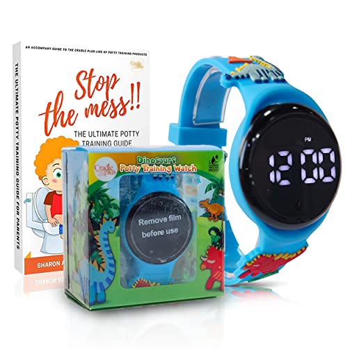 **3D Dinosaur Potty Training Watch for Toddlers - Rechargeable Kids Alarm Timer Watch for Boys & Girls | Fun & Effective Potty Training Aid for Home & Travel**
