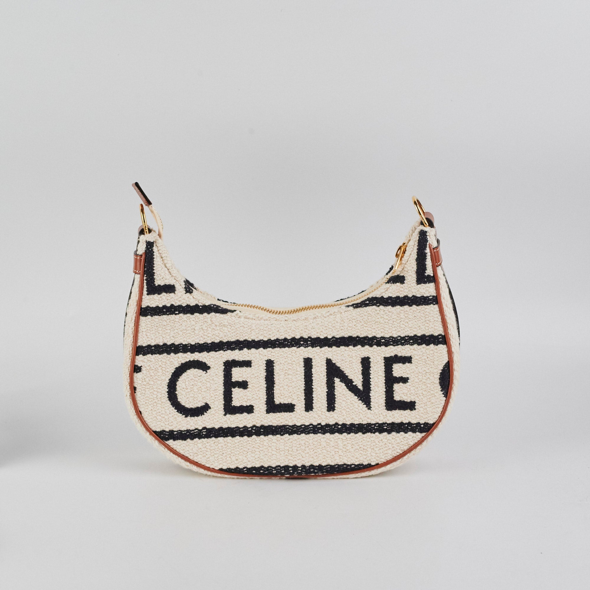 Celine Ava Shoulder Bag in Brown & Cream - Genuine Leather Crossbody Purse for Women | Perfect for Work, Travel & Everyday Use