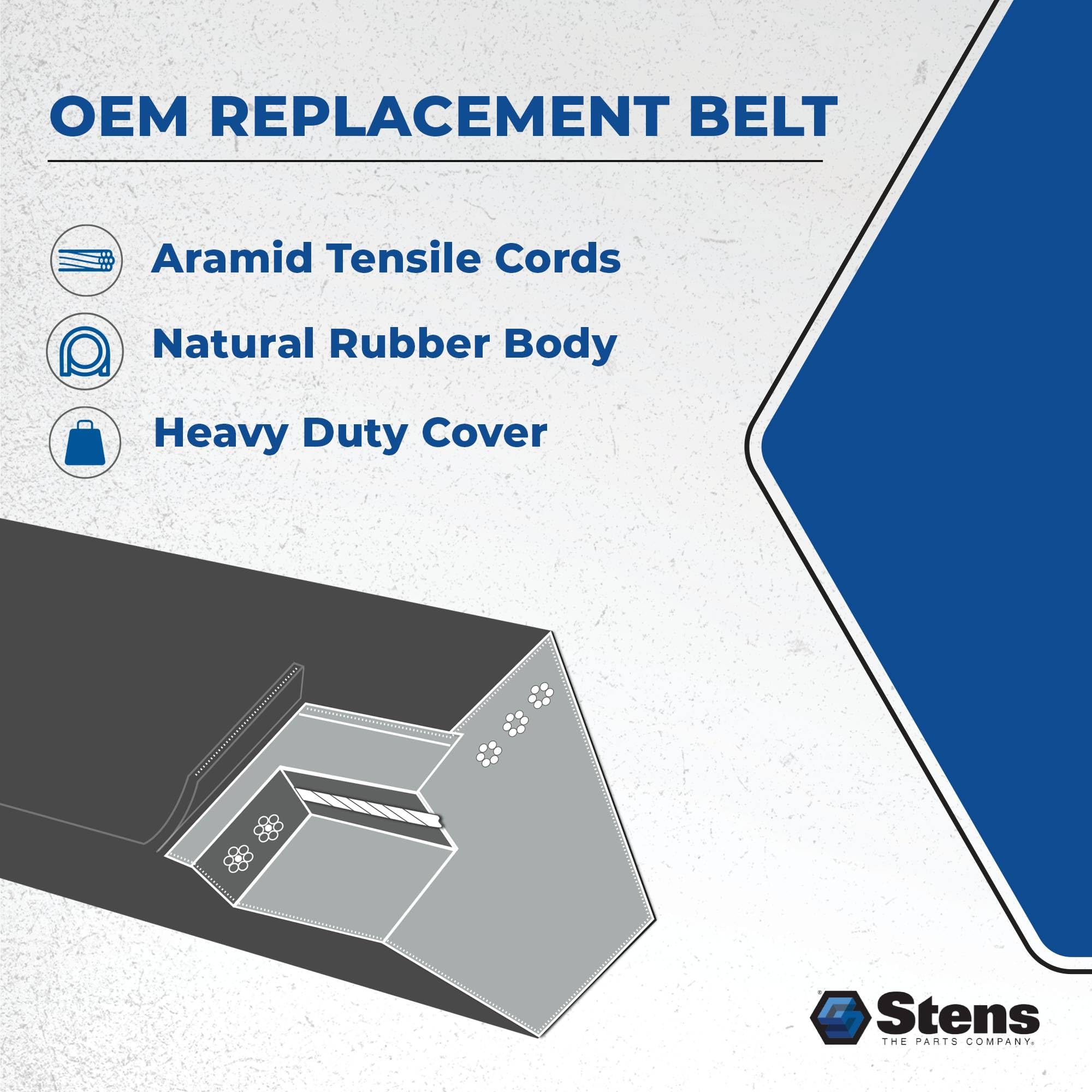 Complete Tractor 3019-2864 Belt - Universal Replacement Belt for Tractors & Lawn Mowers | Heavy-Duty Drive Belt for Agricultural Equipment & Outdoor Power Tools | Ideal for Farming, Landscaping, Property Maintenance & DIY Projects | Perfect for John Deere, Kubota & Husqvarna Equipment