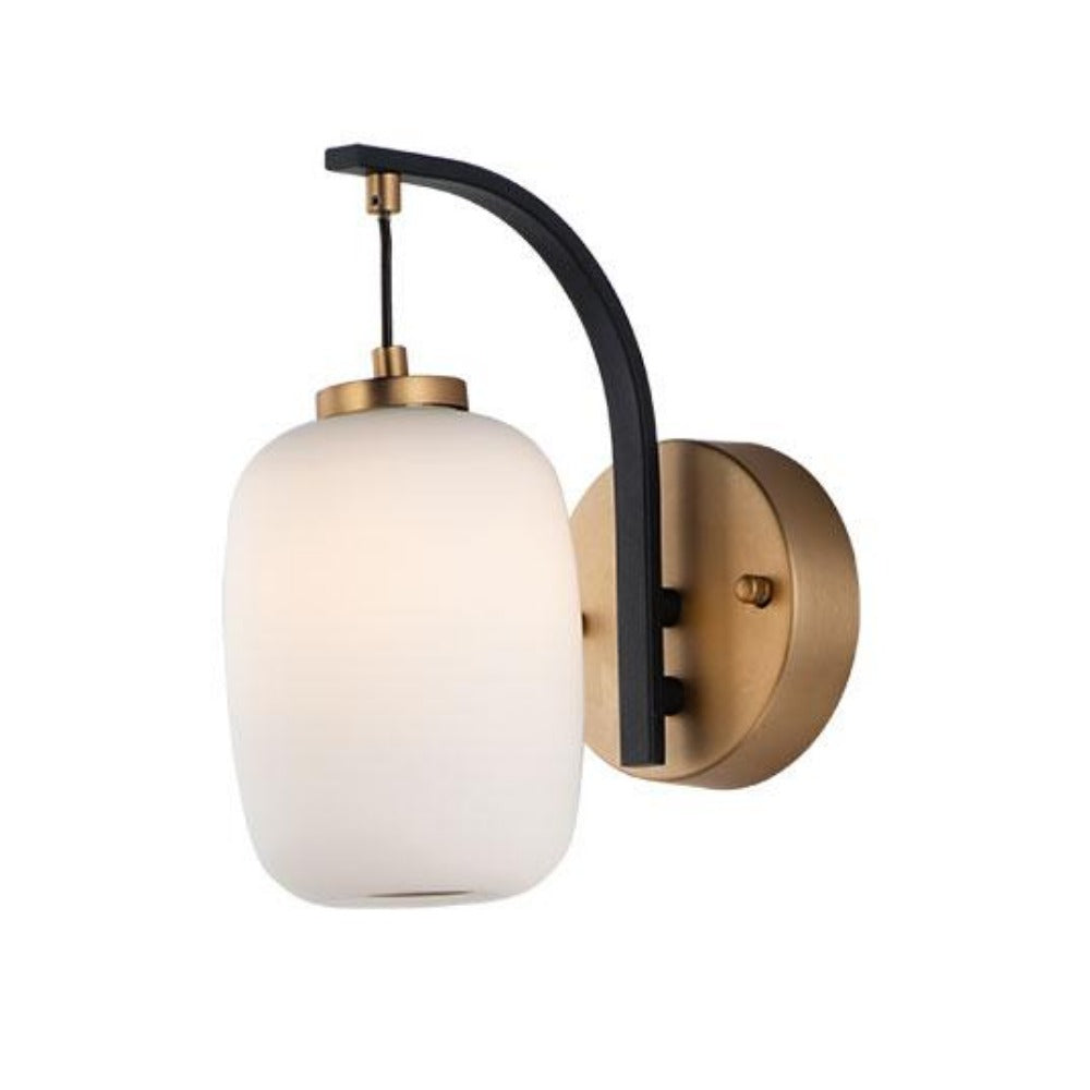 Dobrick Modern LED Wall Sconce Light Fixture - Energy Efficient Indoor/Outdoor Lighting for Bedroom, Living Room, Hallway & Patio