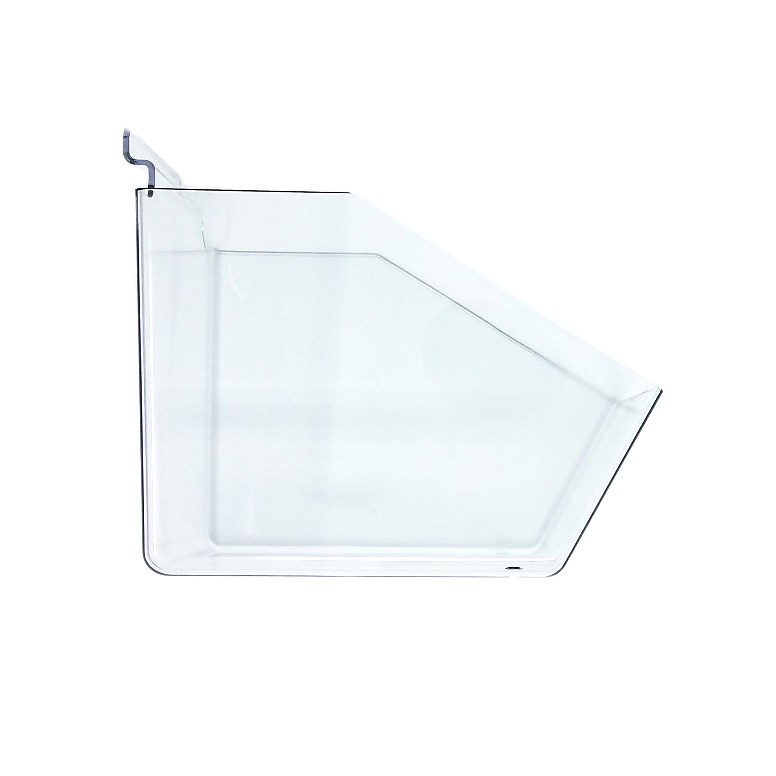 Clear Slatwall Bins 10 Pack - Small Storage Bins 6