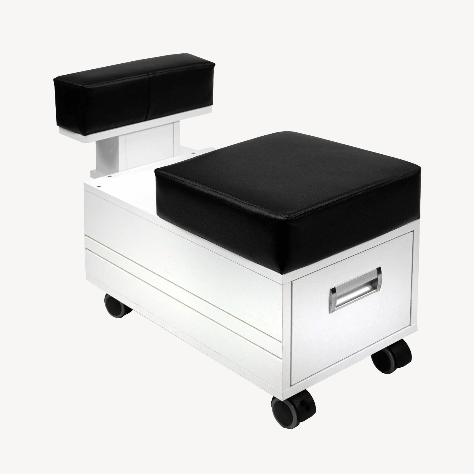 Alera Pedicart Stool - Adjustable Rolling Stool for Salon, Spa & Medical Use - Ergonomic Seat with Wheels for Comfort & Mobility - Perfect for Hairdressers, Nail Technicians & Healthcare Professionals