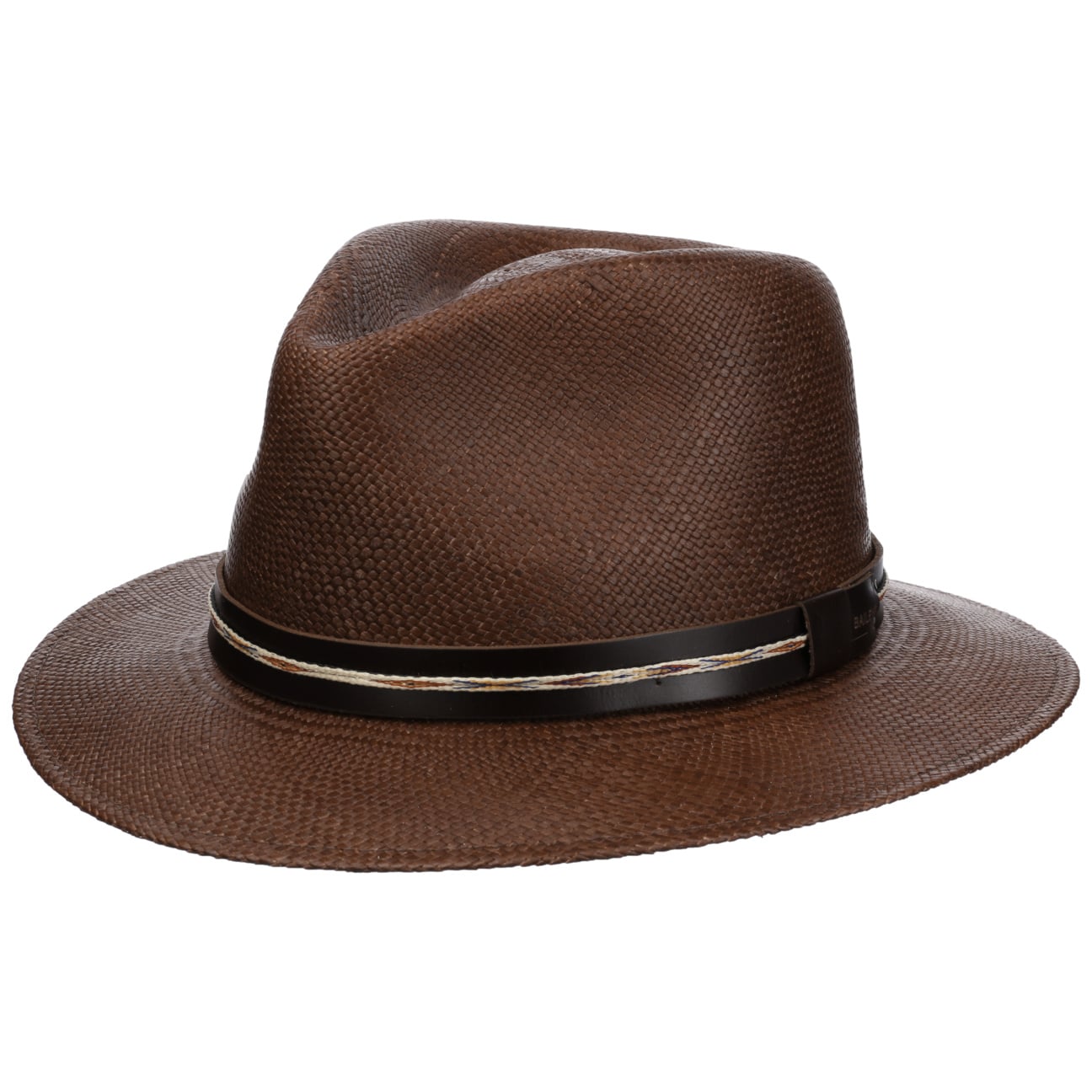 Stansfields Panama Hat by Bailey 1922 - Premium Straw Fedora Hat for Men & Women - Sun Protection & Summer Style - Perfect for Beach, Travel, and Outdoor Events