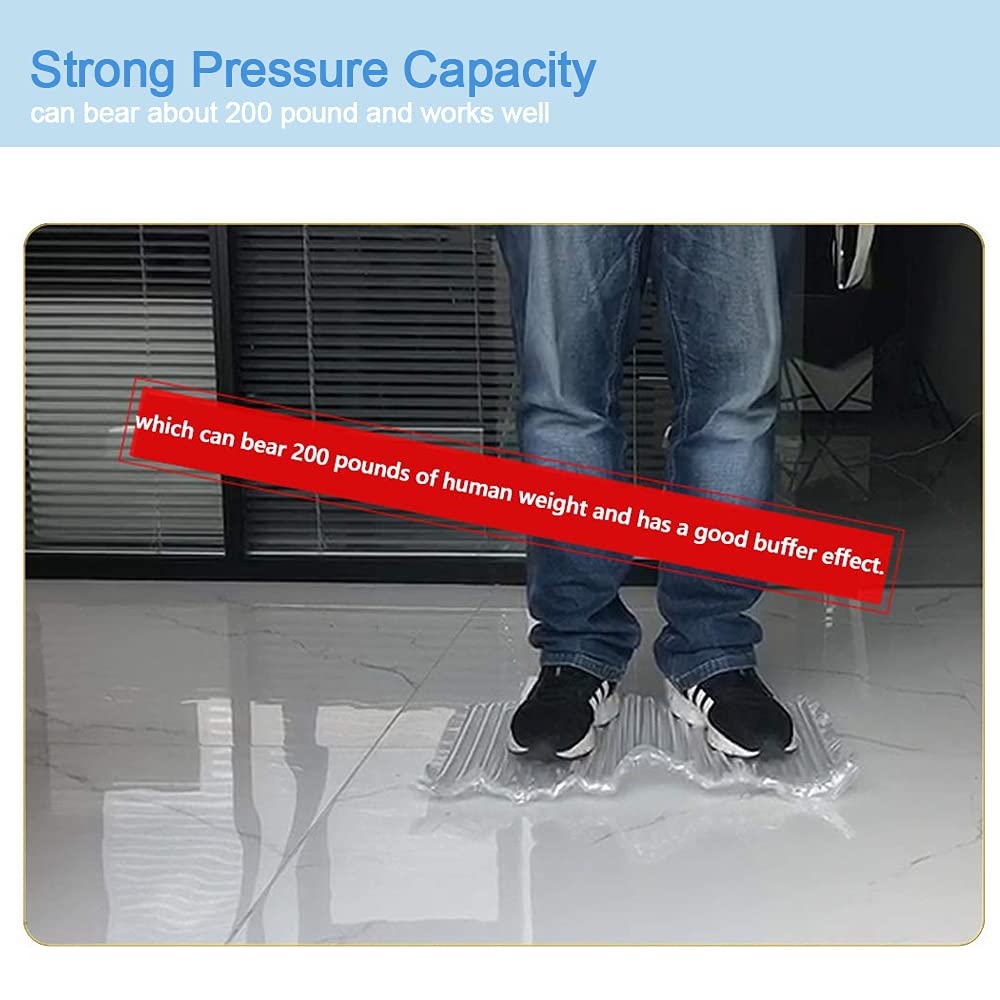 Best Inflatable Column Packing Paper for Moving Breakables - Extra Large Bubble, Thicker & Durable - Easy Tear for Safe Packing, Shipping & Moving (12x935ft/Roll) - Perfect for Home Moves, Fragile Item Protection & E-commerce Packaging