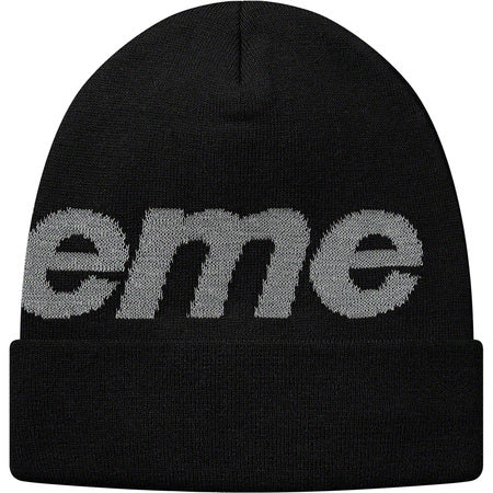Supreme Big Logo Beanie Winter Hat - Warm Knit Skull Cap for Men & Women - Streetwear Fashion Accessory for Cold Weather - Perfect for Urban Outfits, Snow Days & Winter Sports