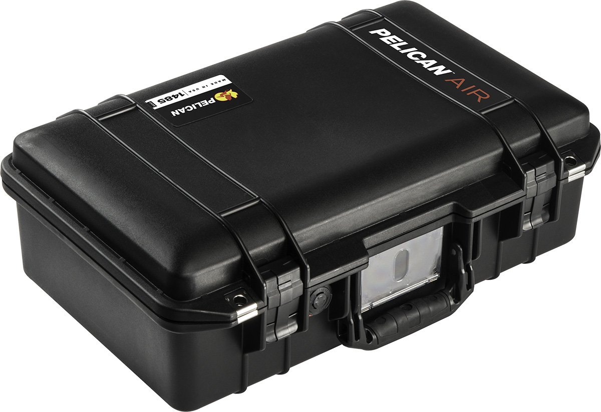 Pelican Air 1485 Protective Hard Case with Foam Insert - Waterproof & Shockproof Travel Case for Camera, Drone, Electronics - Perfect for Outdoor Adventures & Air Travel (Black)