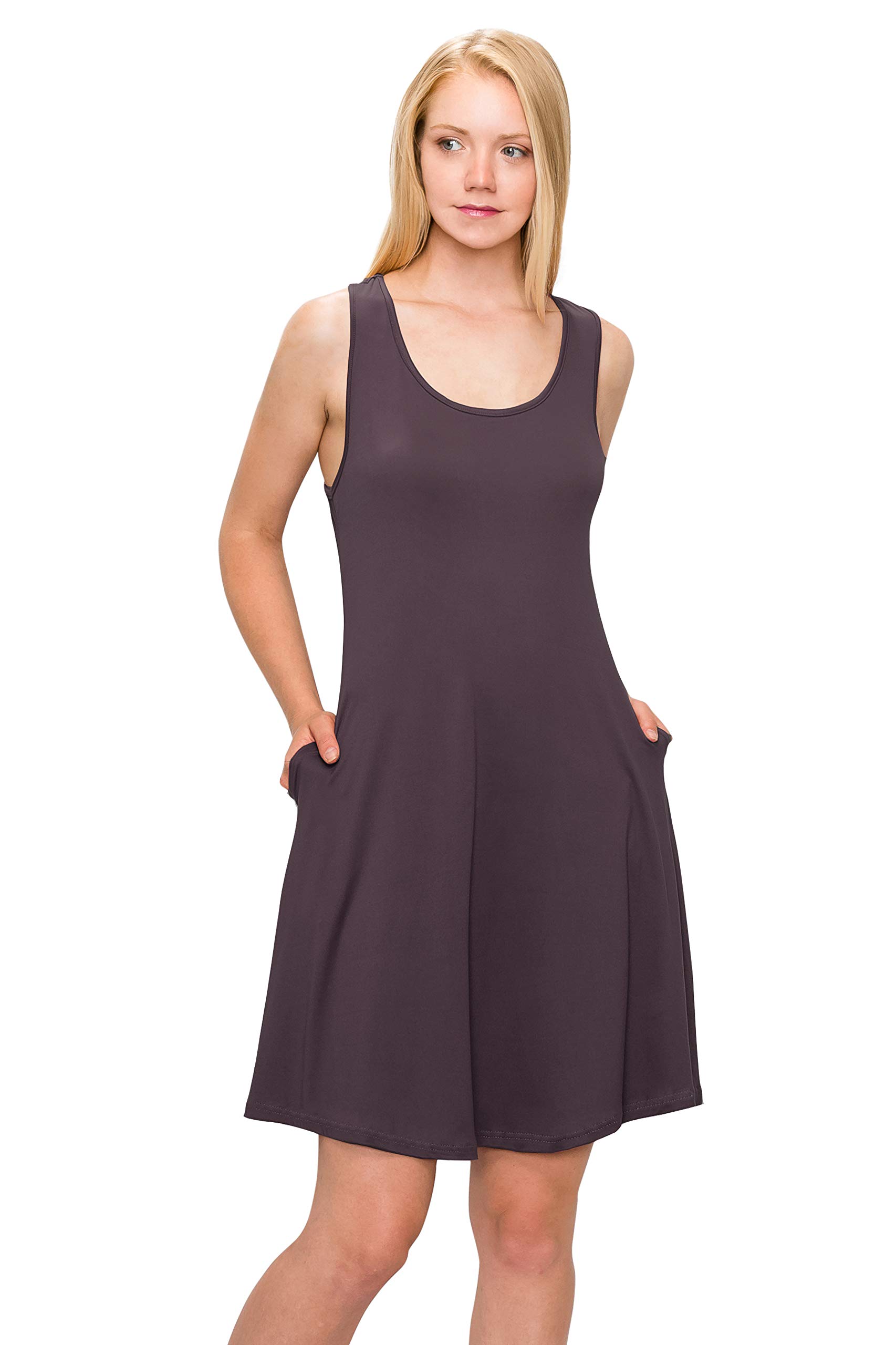 ALWAYS Women's Summer Tunic Dress - Sleeveless/Short Sleeve/Long Sleeve Swing Dress - Casual Flowy Maxi Dress for Beach, Vacation & Everyday Wear