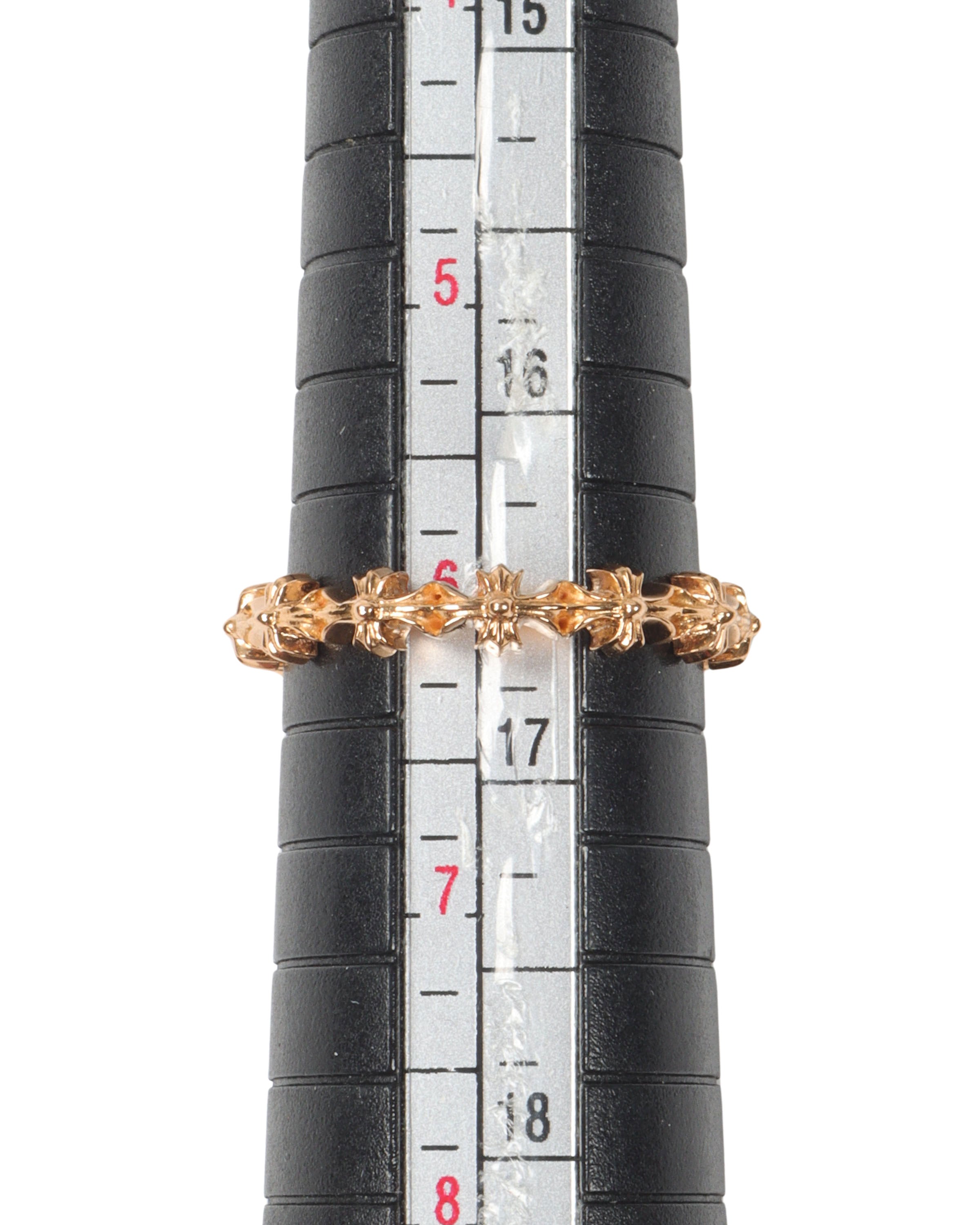22K Gold Tiny E Plus Cross Ring - Elegant Religious Jewelry for Women, Perfect for Gifts, Weddings & Everyday Wear