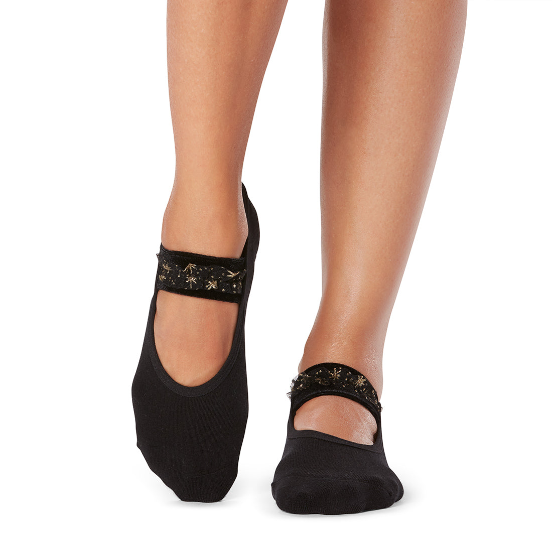 Tavi Noir Lola Non-Slip Grip Socks for Women - Yoga, Pilates, Barre & Workout - Anti-Skid Dance Socks with Arch Support