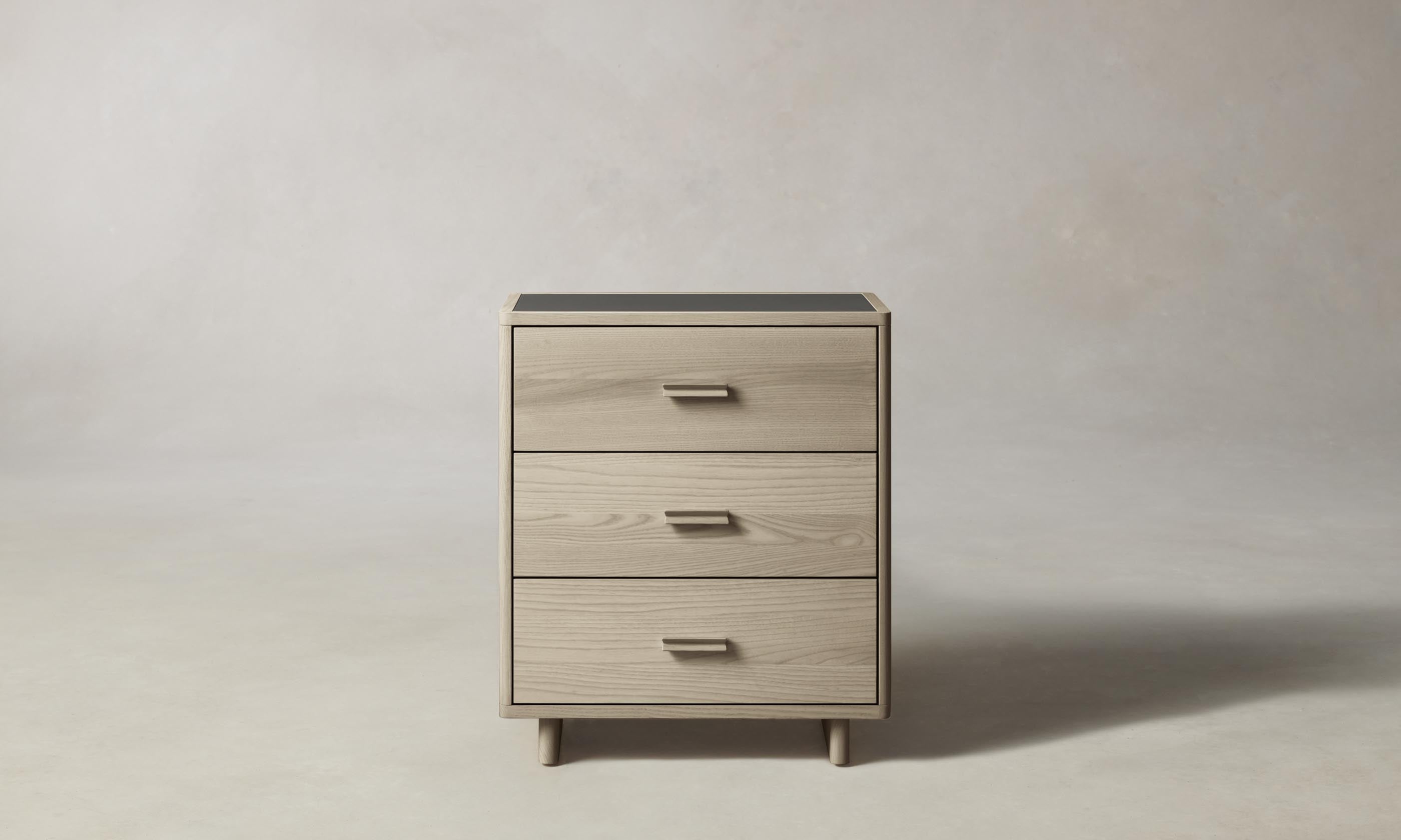 Clinton 3-Drawer Wooden Dresser for Bedroom - Stylish Storage Furniture with Smooth Gliding Drawers for Clothes & Accessories | Perfect for Master Bedroom, Guest Room or Dorm Organization