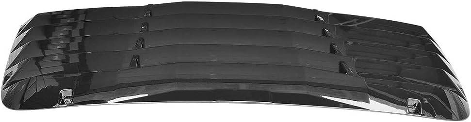 2008-2023 Dodge Challenger V2 Style Rear Window Louver - Black ABS Plastic Sun Shade - Perfect for Summer Driving & Car Shows