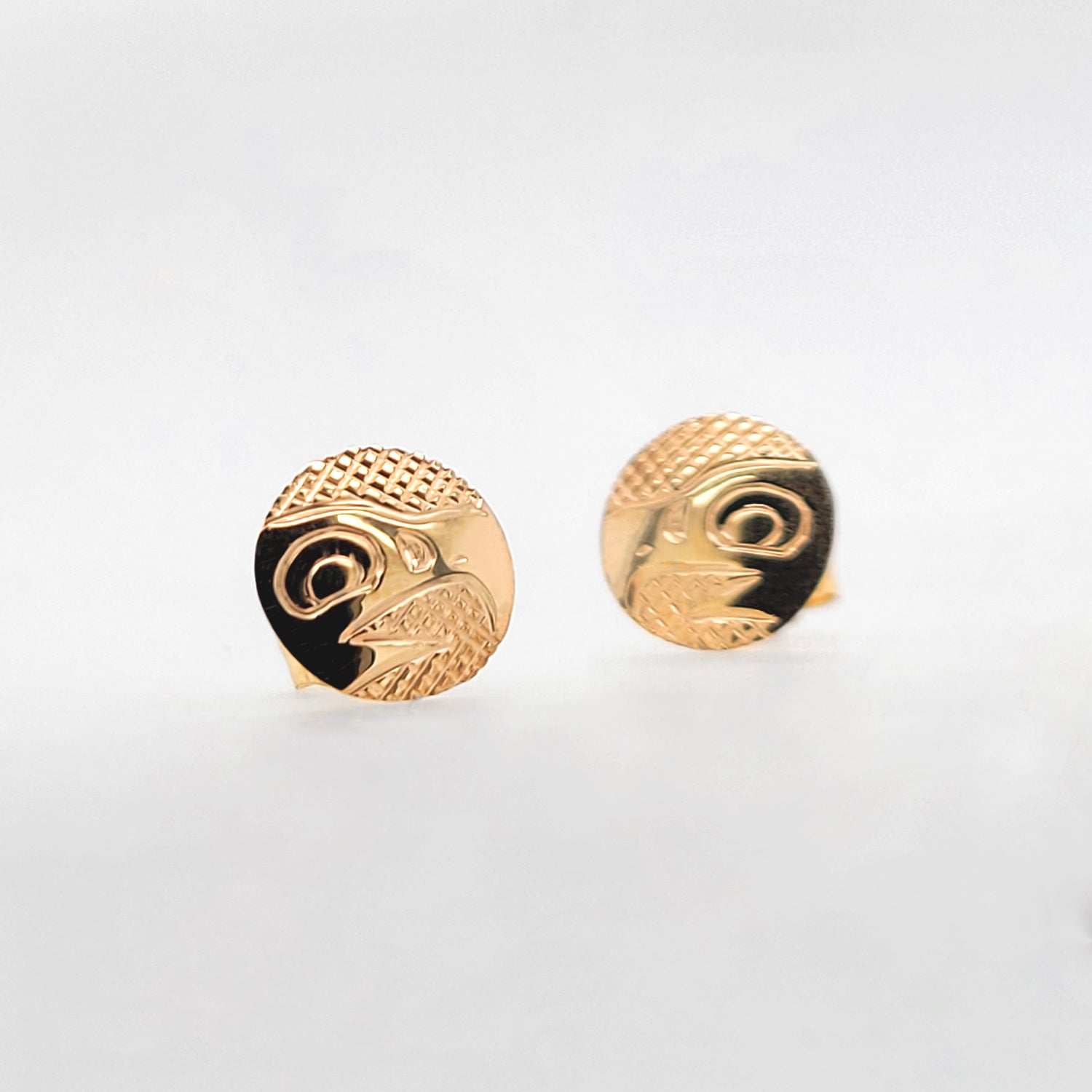 14K Gold Eagle Stud Earrings for Women - Hypoallergenic Small Eagle Design Earrings for Everyday Wear | Perfect Gift for Her, Birthday, Anniversary, Christmas