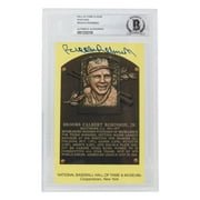 Authentic Brooks Robinson Autographed Slabbed Orioles Hall of Fame Plaque Postcard - BAS 100 Certified | Perfect for Baseball Memorabilia Collections & Sports Fan Gifts