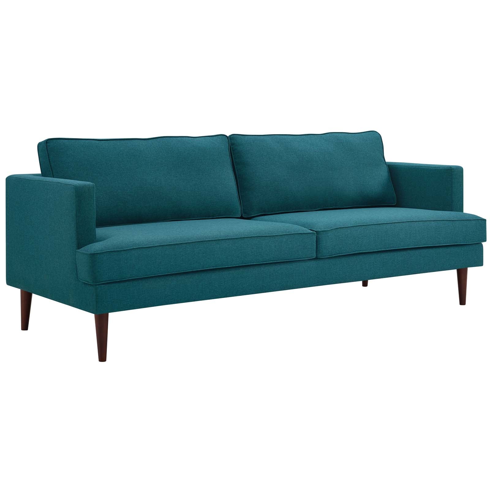Comfortable Agile Upholstered Fabric Sofa and Armchair Set for Living Room - Modern Home Furniture for Small Spaces, Perfect for Apartments and Cozy Family Gatherings