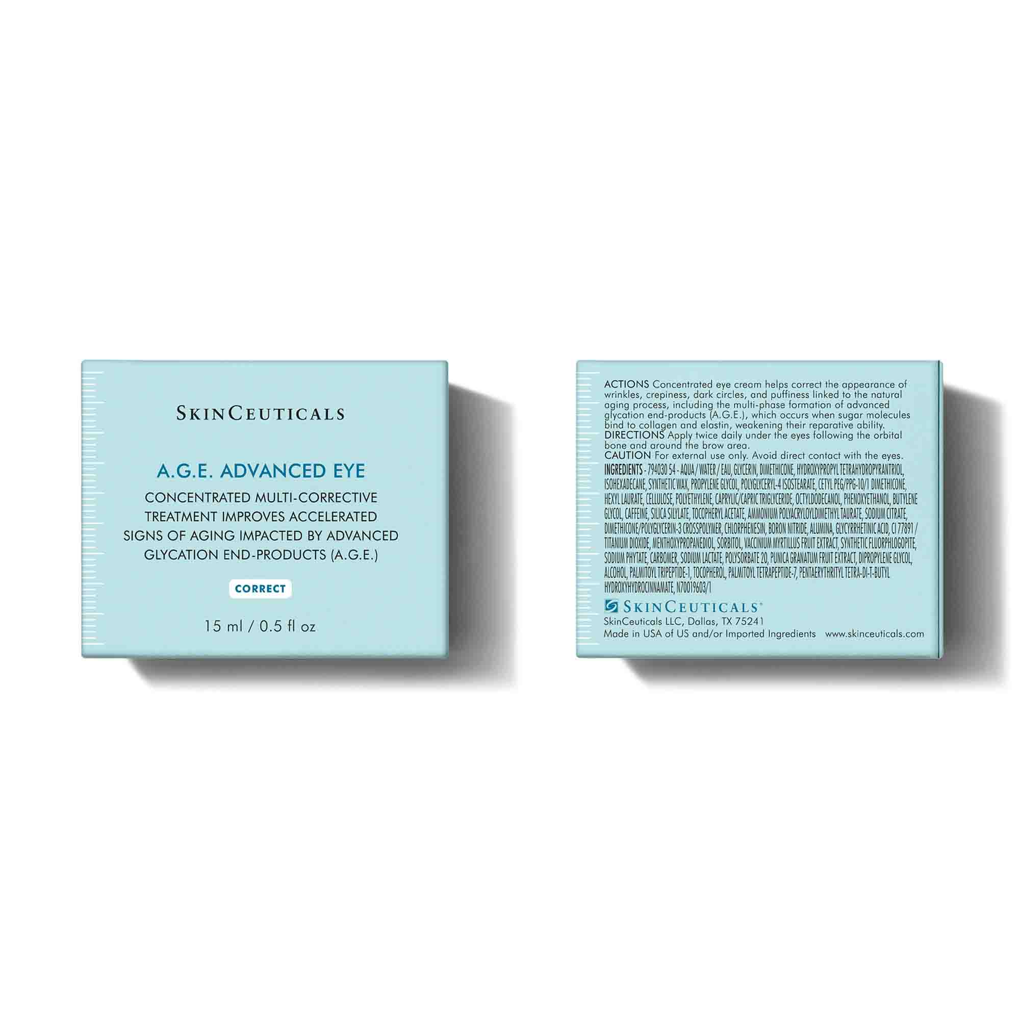 A.G.E. Advanced Eye Cream for Dark Circles & Wrinkles - Anti-Aging Eye Treatment with Hyaluronic Acid & Retinol - Perfect for Night & Day Use