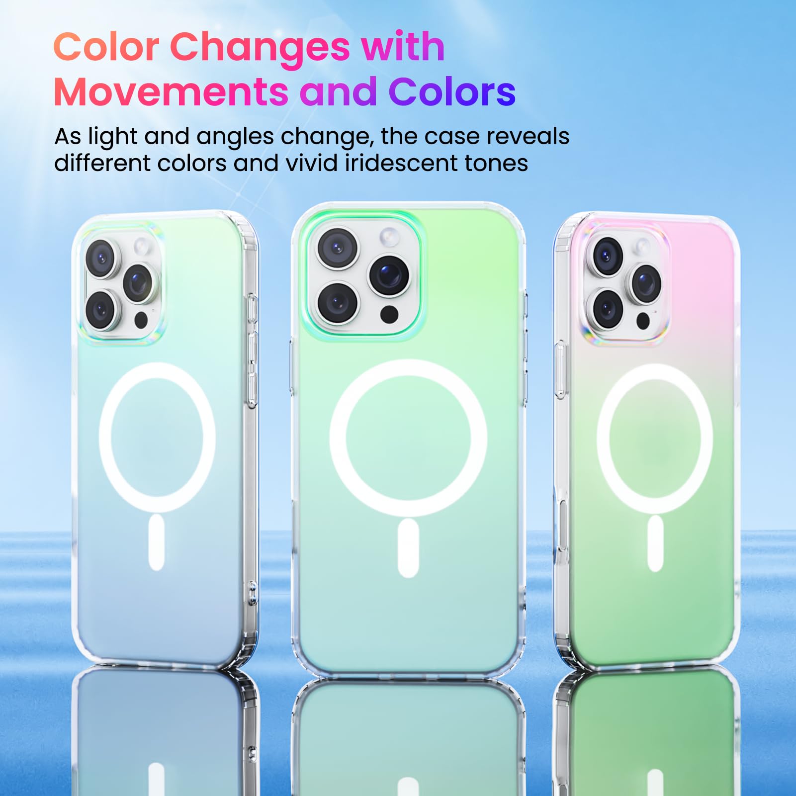 ORNARTO Magnetic Shockproof Case for iPhone 16 Pro Max (6.9