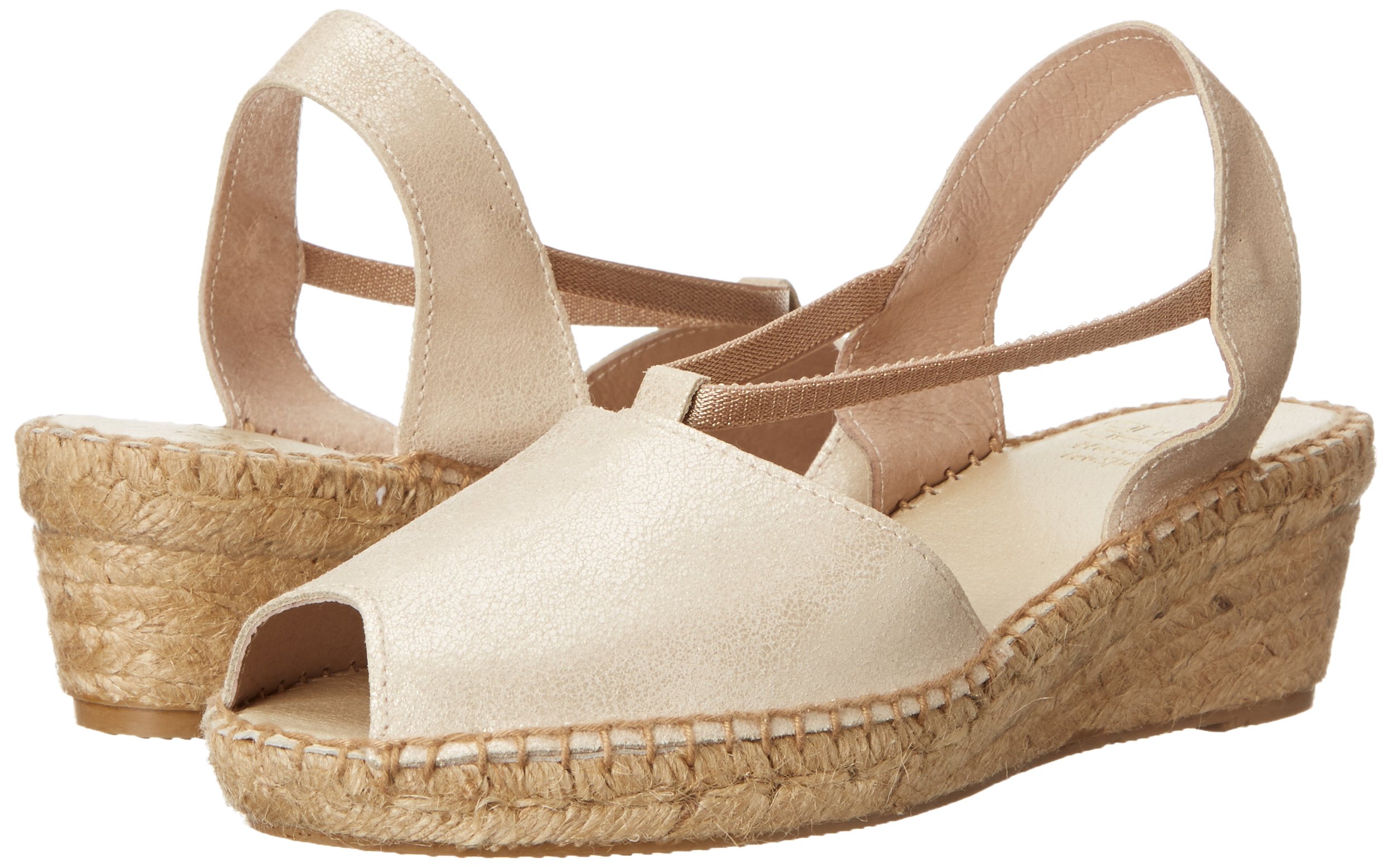 André Assous Women's Dainty-aa Espadrille Wedge Sandal - Comfortable Summer Casual Shoes for Beach, Vacation & Everyday Wear