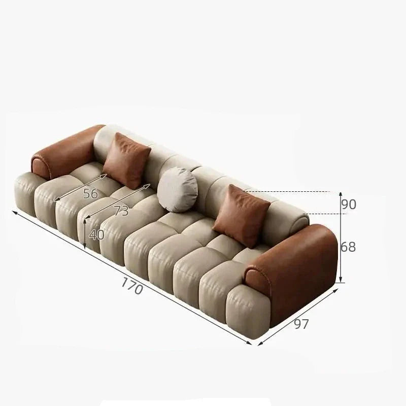Luxury Chesterfield Style Lazy Sofa Chair - Premium Relaxing Recliner for Living Room, Bedroom & Home Theater - Comfortable Lounge Chair with Ottoman