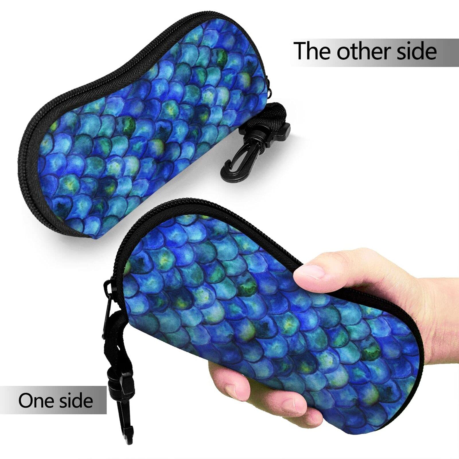 Stylish Soft Sunglasses Case with Belt Clip - Portable Travel Eyeglass Pouch for Women & Men - Perfect for Outdoor Activities, Travel, and Daily Protection