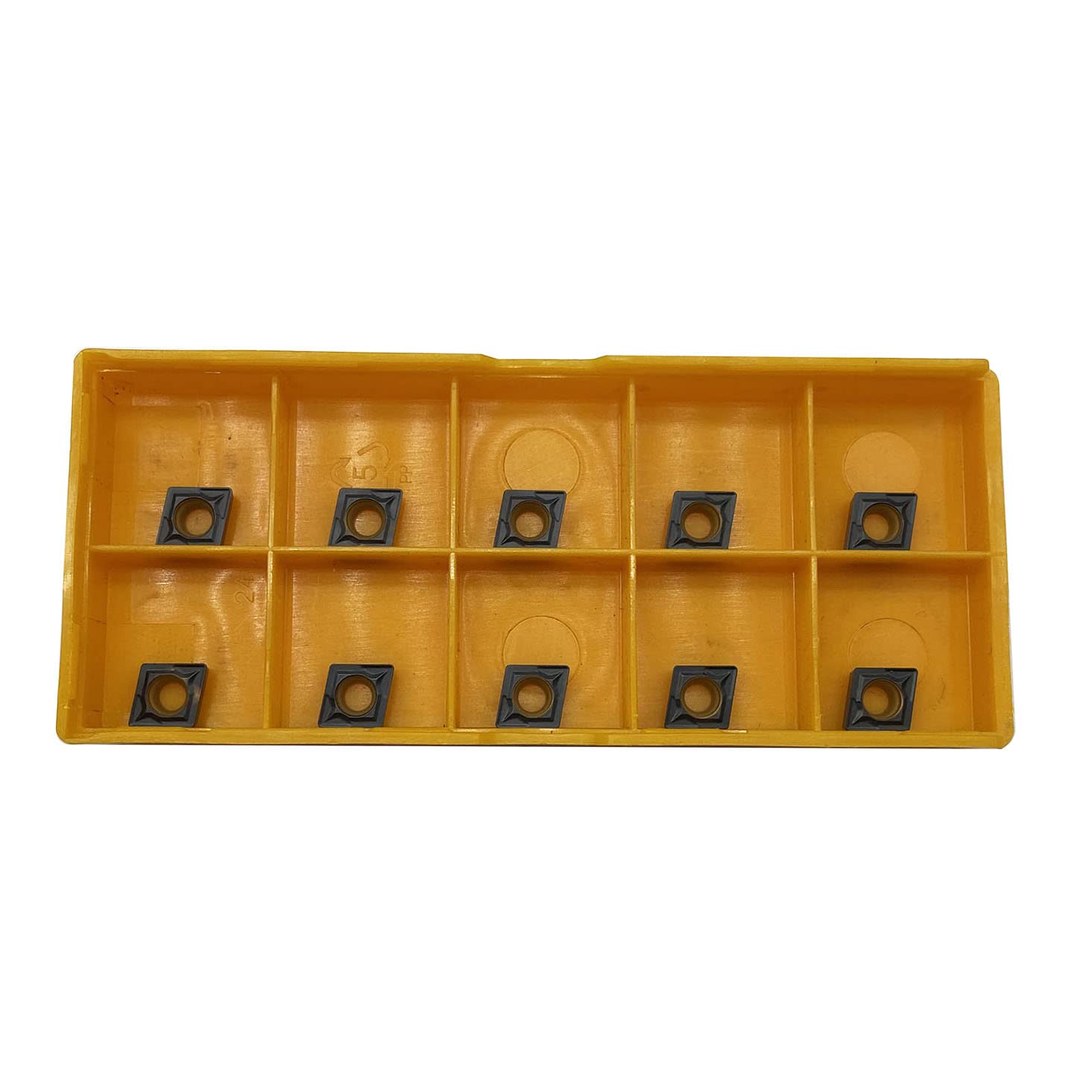 10pcs CCMT21.51 CCMT060204 Lathe Turning Inserts Cutting Tools for Cast Iron & Ductile Iron Parts - Ideal for CNC Turning, Milling & Metalworking Operations