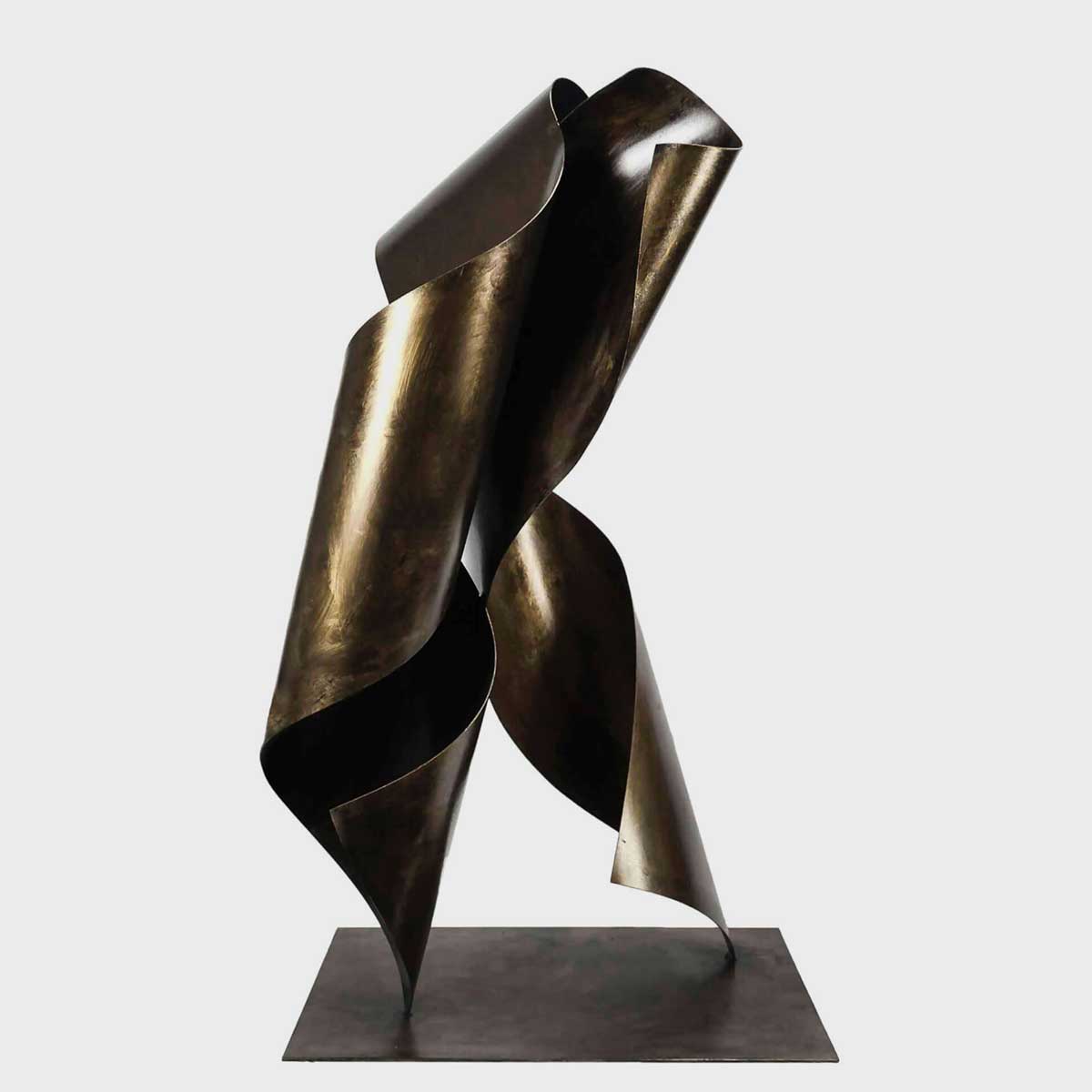 Elegant Dancer Iron Sculpture - Handcrafted Home Decor for Living Room, Office & Garden - Perfect for Modern & Vintage Interior Design