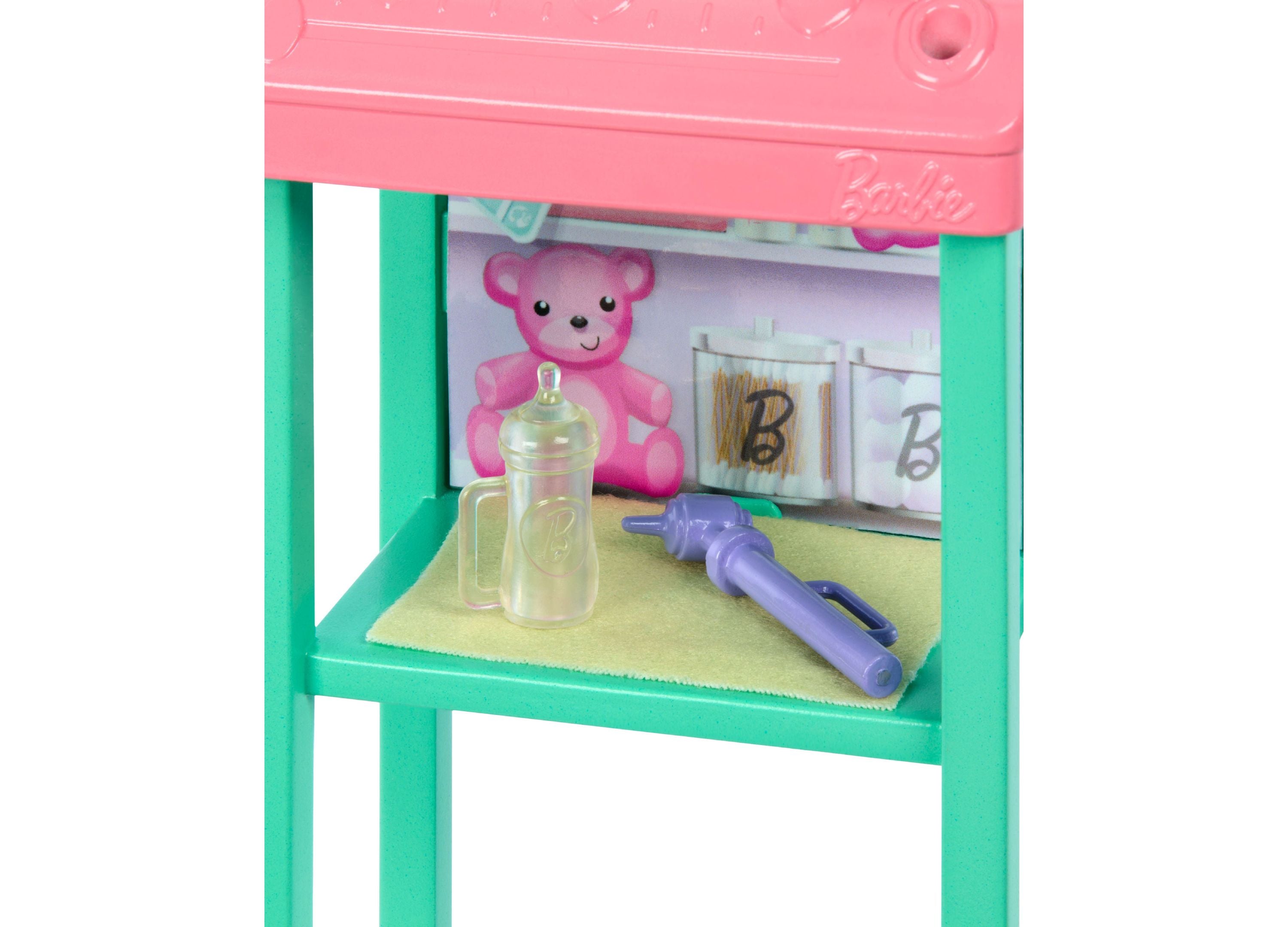 Barbie Baby Doctor Playset with Blonde Fashion Doll, Medical Examination Table & 10+ Accessories - Perfect for Pretend Play, Role-Playing & Gift for Kids Ages 3+
