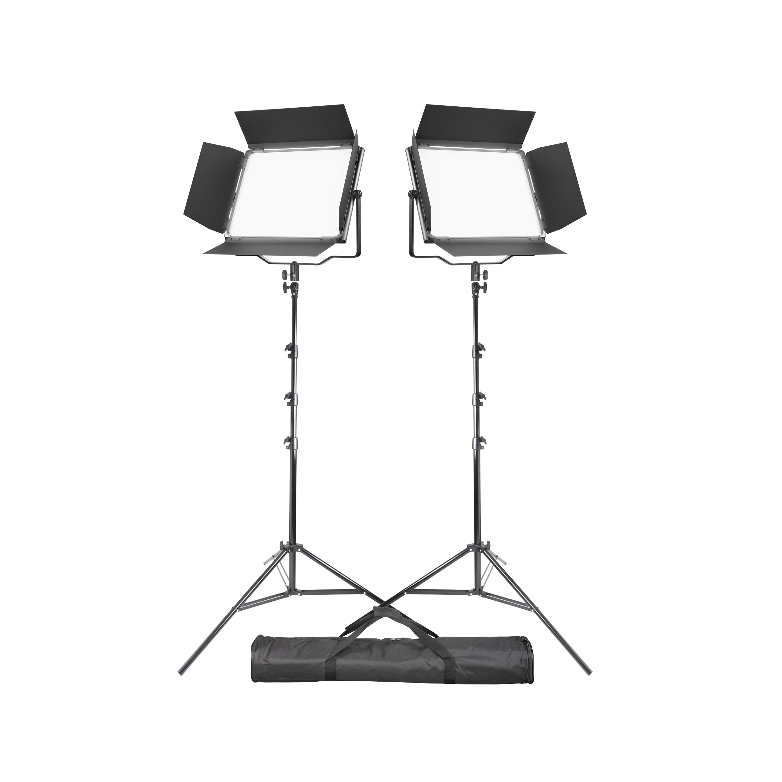 Godox P120D K1 Daylight Balanced LED Light Panel Twin Kit - Professional Studio Lighting for Photography & Videography - Perfect for YouTube, Live Streaming, and Product Shoots
