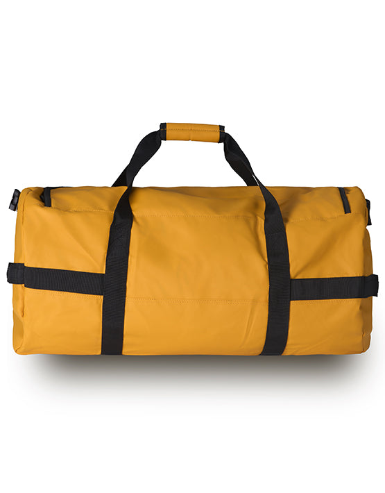 TOSCA Delta TCA973 Waterproof Barrel Duffle Bag - Yellow, Large Travel Duffel for Gym, Sports, Camping & Weekend Getaways