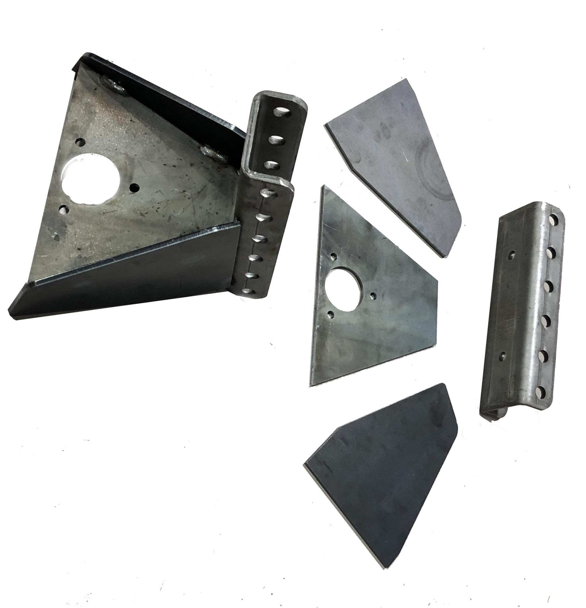 Shocker Hitch Vertical Channel Weld-On Tongue Adapter for Trailer A-Frames - Heavy Duty 20,000 lbs GTW Capacity - 2 Sides, Base & Vertical Channel Components - Perfect for Towing Equipment, Utility Trailers & Off-Road Applications