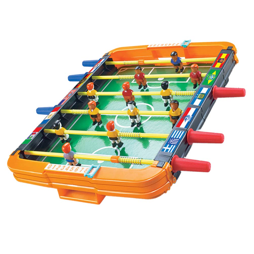 Portable Mini Tabletop Foosball Game Set - Fun Desktop Soccer Table for Adults & Kids - Perfect for Game Rooms, Family Game Nights, Birthday Parties & Office Breaks