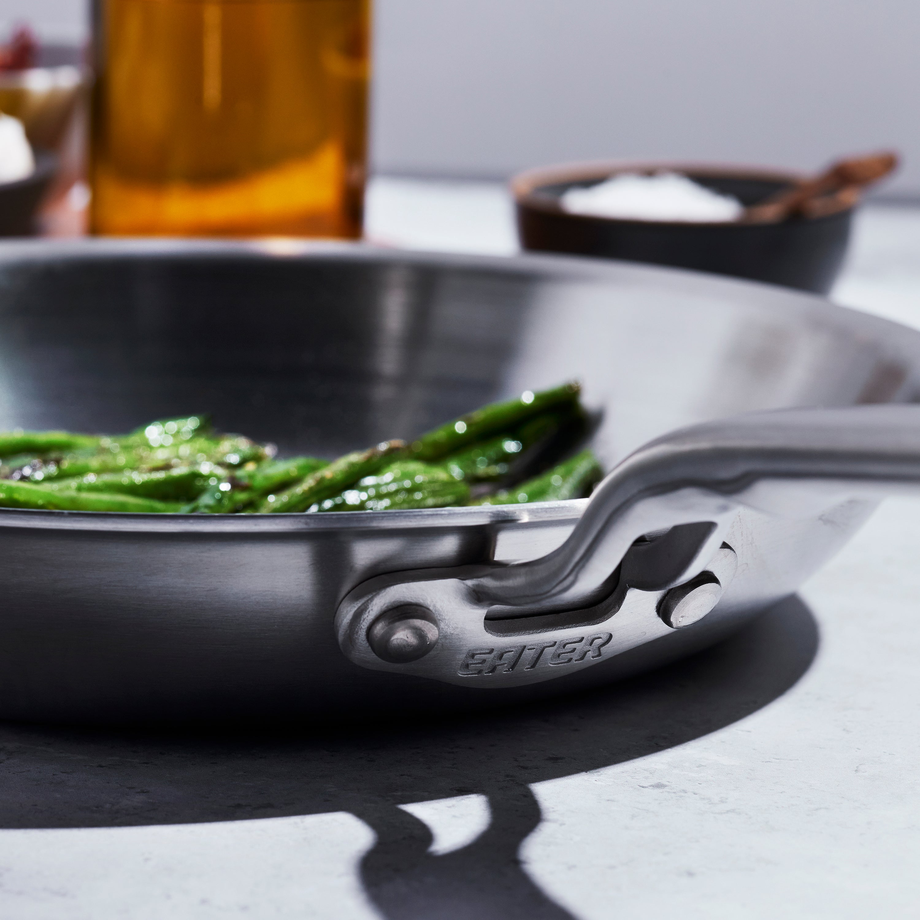 Heritage Steel 10.5-Inch Stainless Steel Fry Pan - Non-Toxic, Oven & Dishwasher Safe - Perfect for Searing, Sautéing & Frying - Ideal for Home Cooking & Professional Kitchens