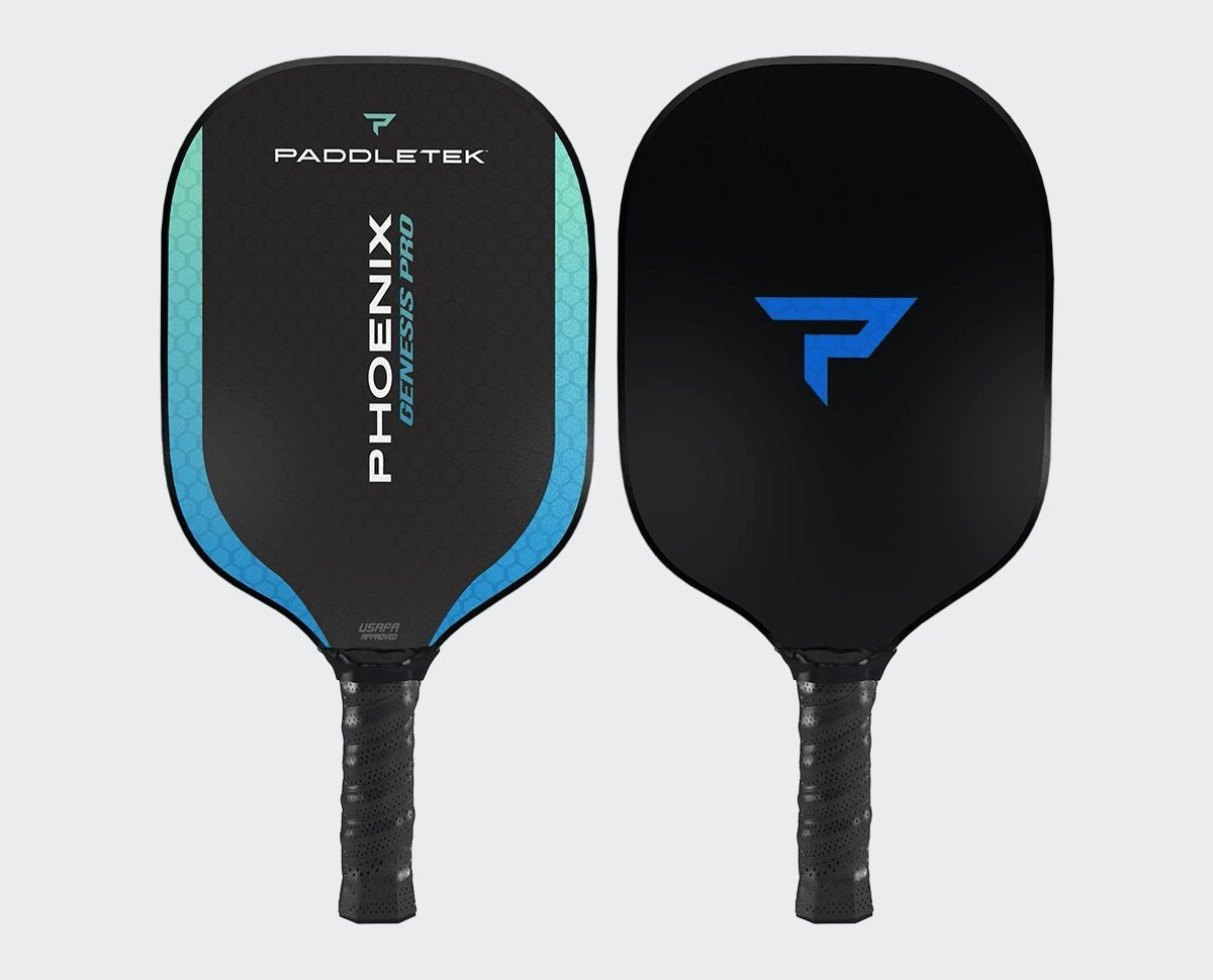Paddletek Genesis Pro Pickleball Paddle - Carbon Fiber Face with Polymer Core - Lightweight & Durable for Competitive Play - Perfect for Tournaments, Backyard Games & Gifting