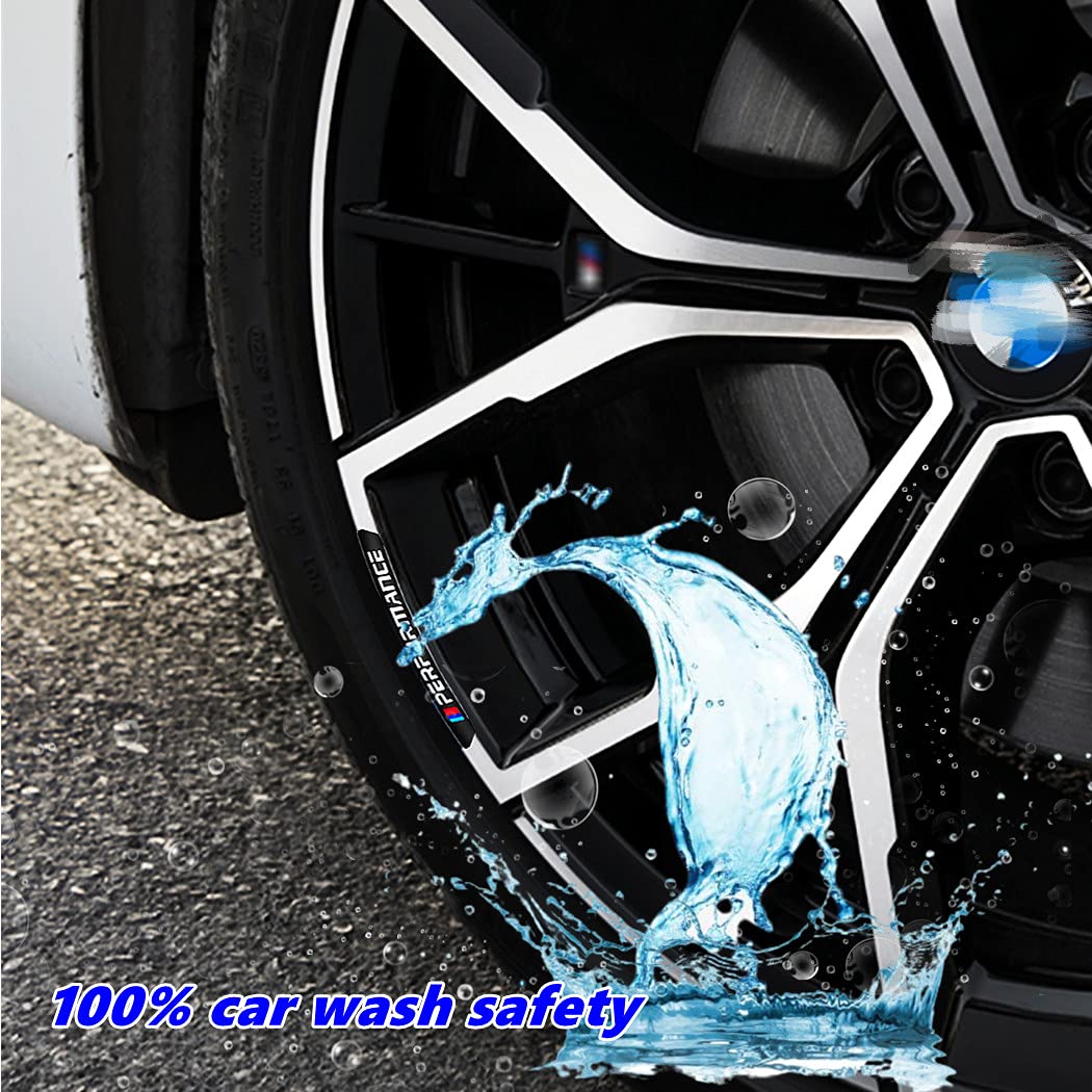 4PCS 3D Wheel Hub Stickers - Car Logo Badge Decals - Aluminum Alloy Material (Black) - Upgrade Your Car's Style for Street Racing & Show Cars