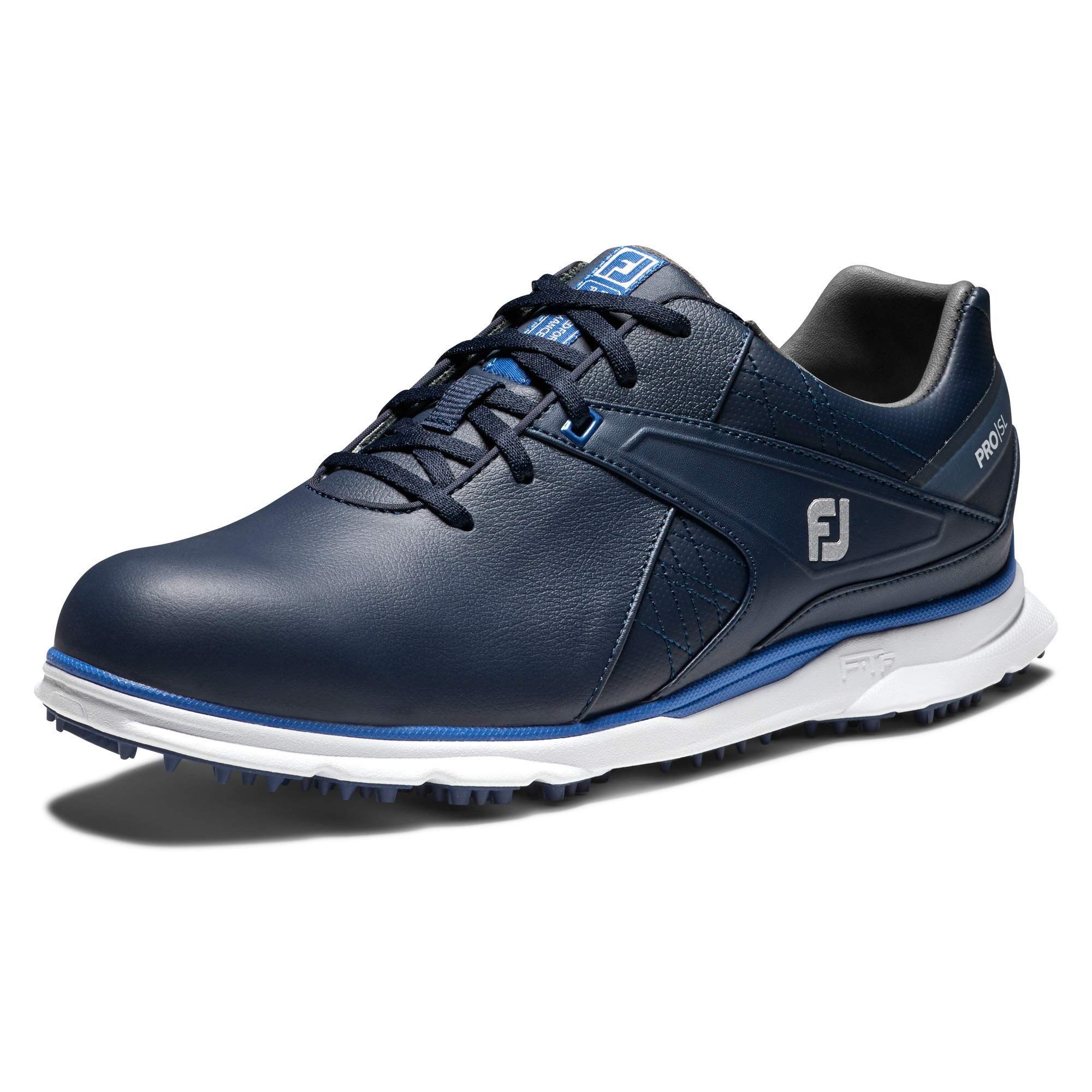 FootJoy Men's Pro/Sl Spiked Golf Shoes – Lightweight & Waterproof for Enhanced Performance on the Course | Perfect for Tournaments & Casual Play
