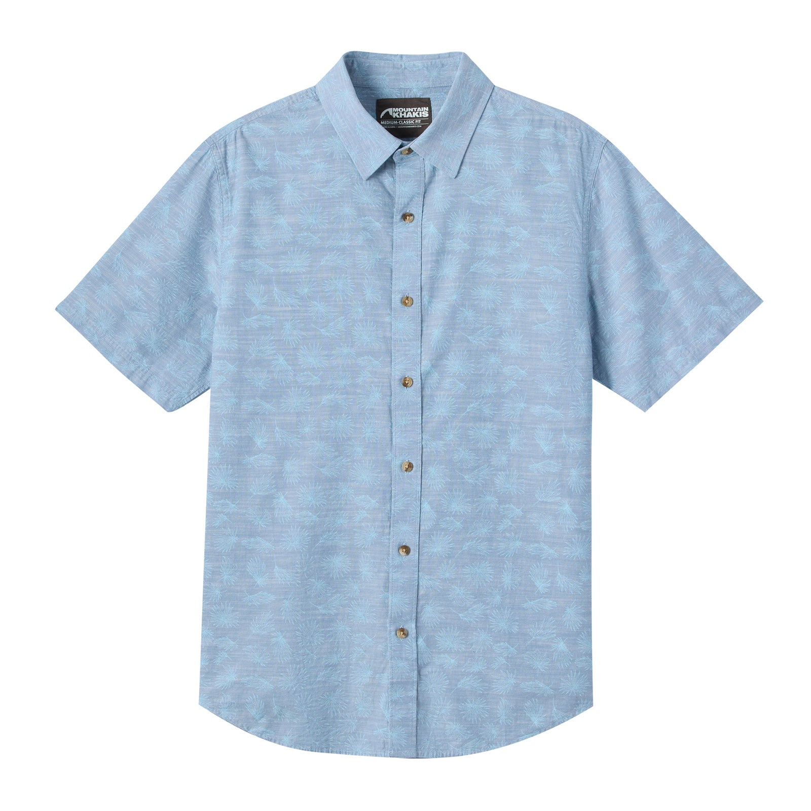 Stylish Basin Short Sleeve Woven Shirt for Men - Comfortable Casual Button Down Shirt with Breathable Fabric - Perfect for Summer Outings, Beach Vacations and Everyday Wear