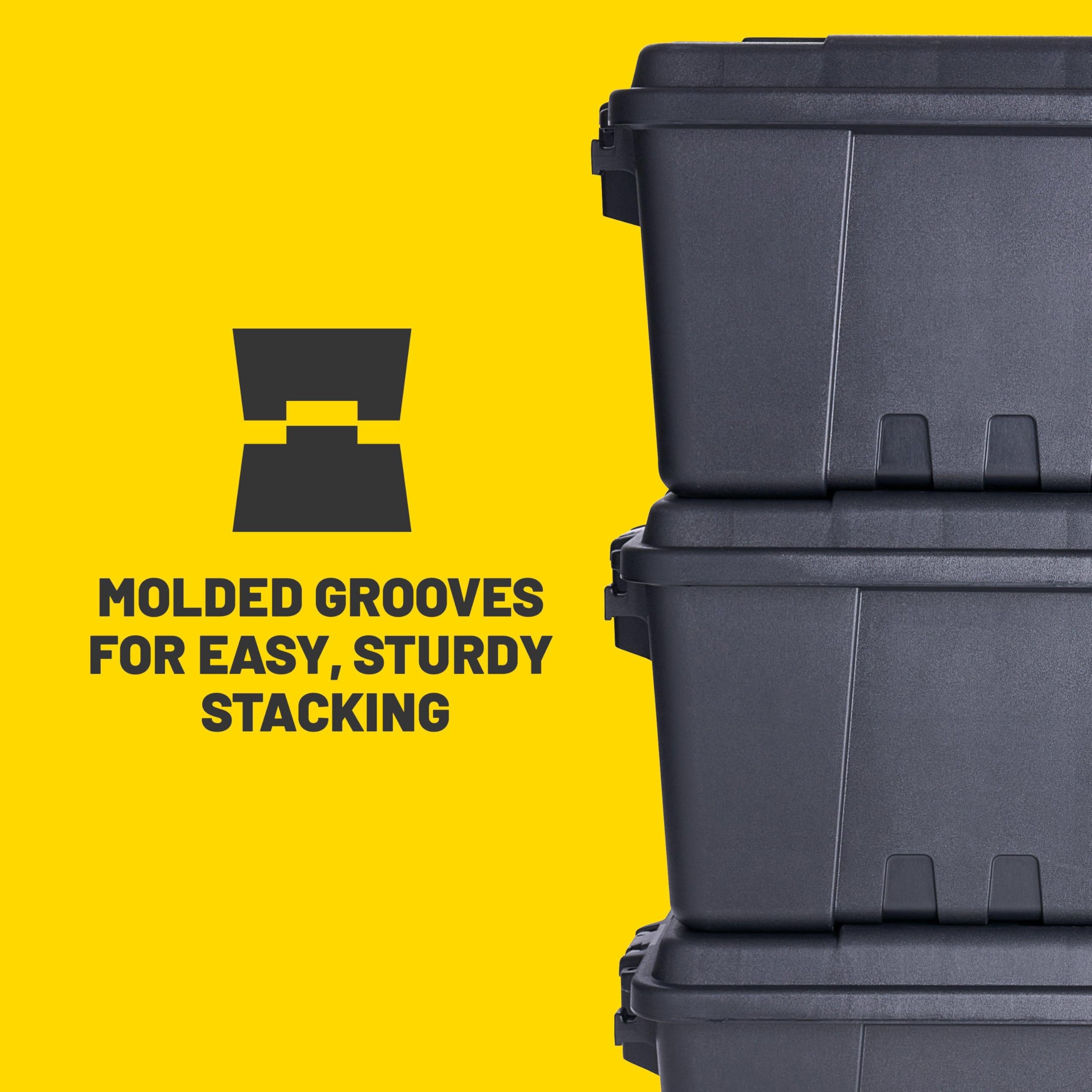 Plano Storage Trunks - Durable Plastic Storage Boxes for Organizing Sports Gear, Camping Equipment & Home Items | Perfect for Garage, Basement & Outdoor Use