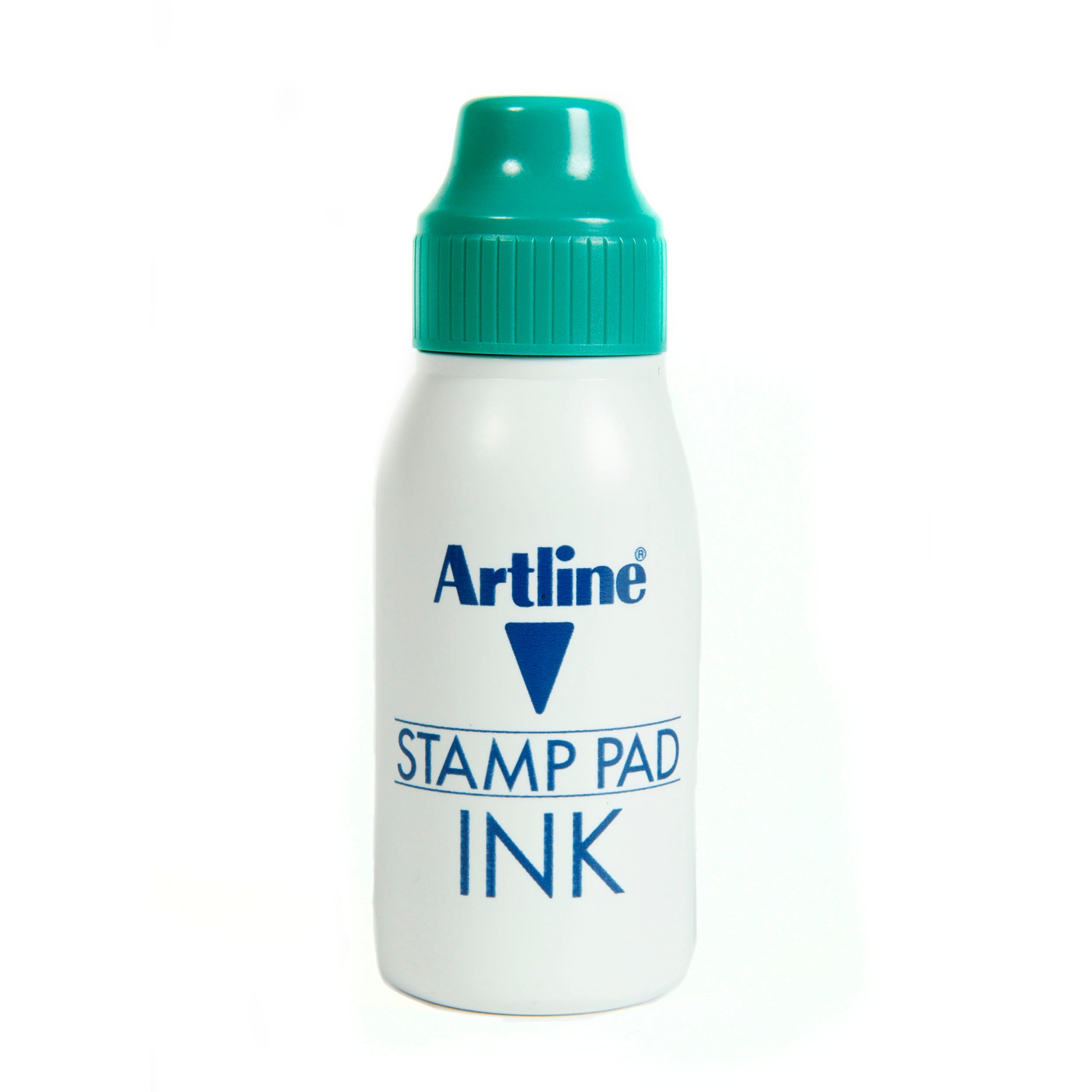 Artline Green Stamp Pad Ink Refill - 50cc for Stamping, Scrapbooking & DIY Crafts | Non-Toxic & Quick-Drying
