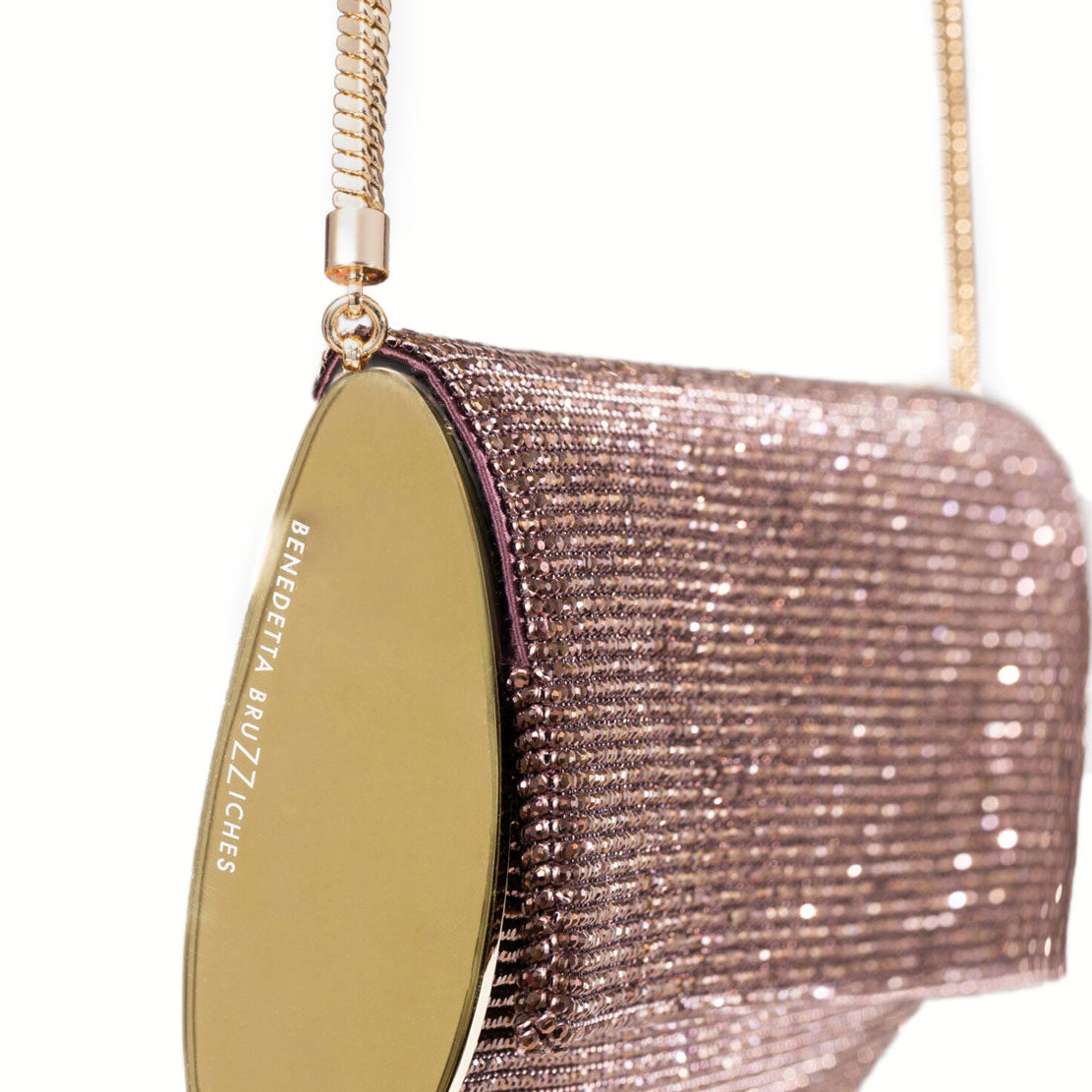Benedetta Bruzziches Kate Chocolat Handbag - Luxury Designer Crossbody Bag for Women | Perfect for Evening Parties, Date Nights & Special Occasions