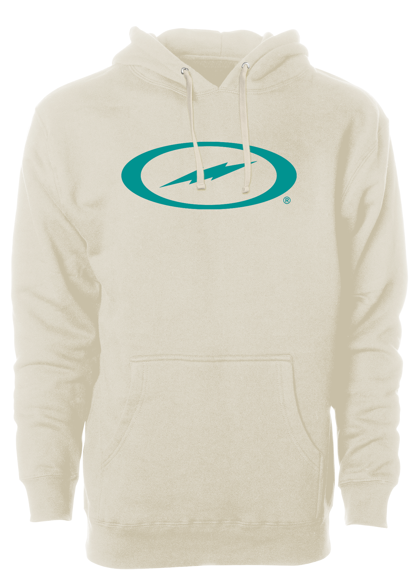Storm Oval Bolt Logo Hoodie Teal - Trendy Unisex Pullover Hooded Sweatshirt for Men & Women | Perfect for Casual Wear, Street Style & Outdoor Activities