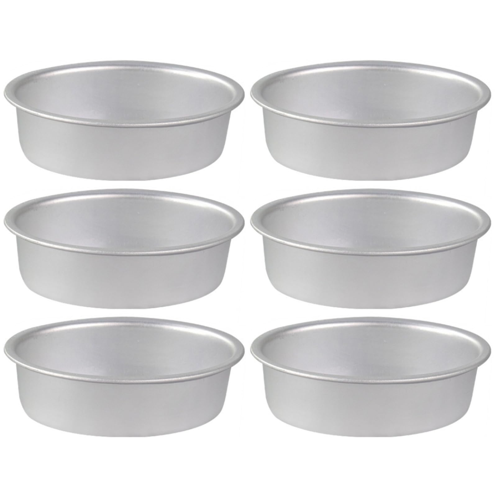 OSALADI 6-Piece Non-Stick Oval Cheesecake Pans Set - Mini Bread Loaf Pudding Baking Pans, Aluminum Meat Bakeware for Oven - Perfect for Home Baking, Party Desserts & Holiday Treats