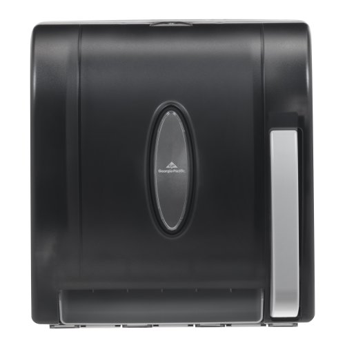 Universal Push-Paddle Hardwound Paper Towel Dispenser - Commercial Grade Stainless Steel Hand Towel Holder for Restaurants, Kitchens & Bathrooms
