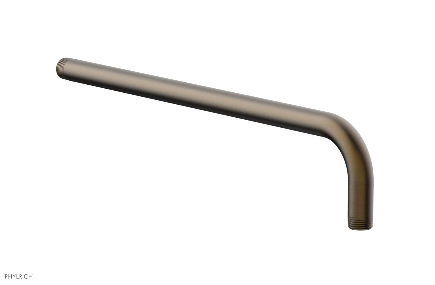 90 Degree Angle 16-Inch Shower Arm - Adjustable Chrome-Plated Brass Shower Pipe for Bathroom Renovation & Modern Shower Installation