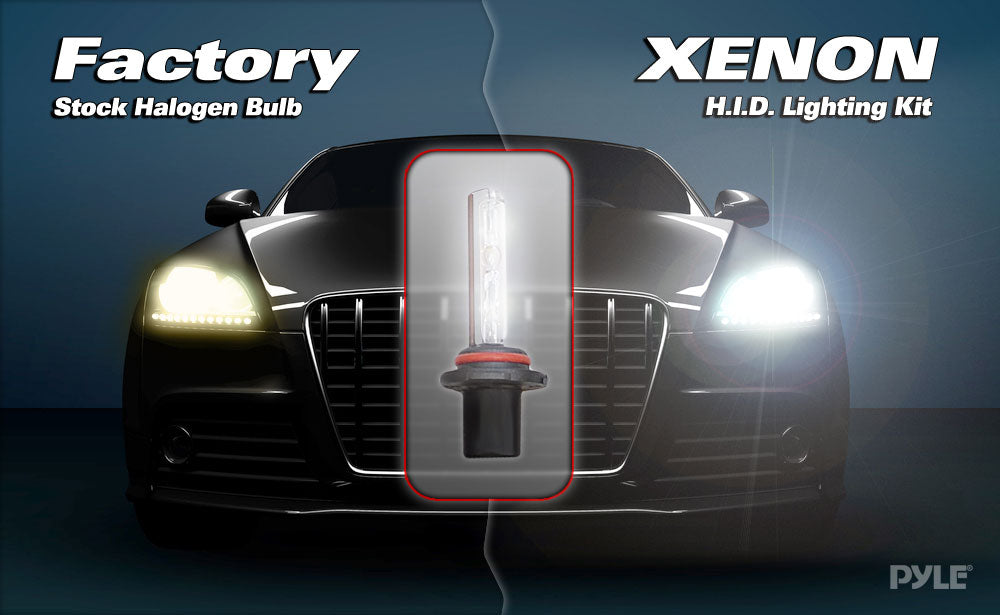 8000K Single Beam H1 HID Xenon Headlight Bulbs - High Intensity Discharge Conversion Kit for Cars, Trucks & SUVs - Bright White Light for Night Driving & Foggy Conditions