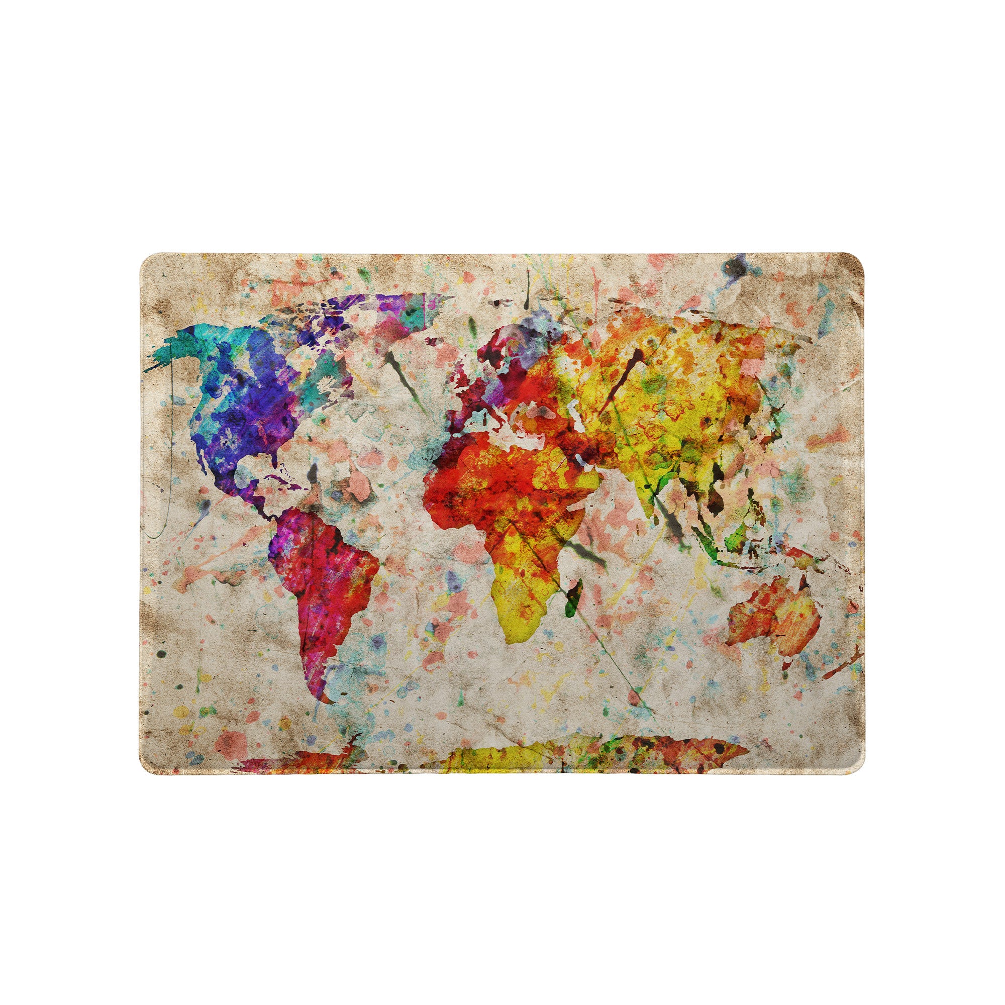 Premium Surface Laptop Case with World Map Design - Durable Protective Cover for Microsoft Surface Laptop 1/2/3/4 - Perfect for Travel, Business & School Use