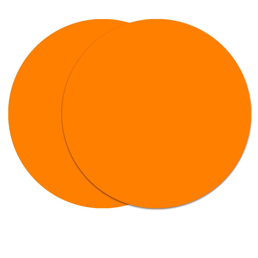 BPA-Free Silicone Microwave Mat - 12 Inch Heat-Resistant Splatter Guard & Hot Pad (475°F) | Food Grade Safe, Dishwasher Safe for Easy Cleaning | Perfect for Cooking, Baking & Protecting Countertops (Orange)