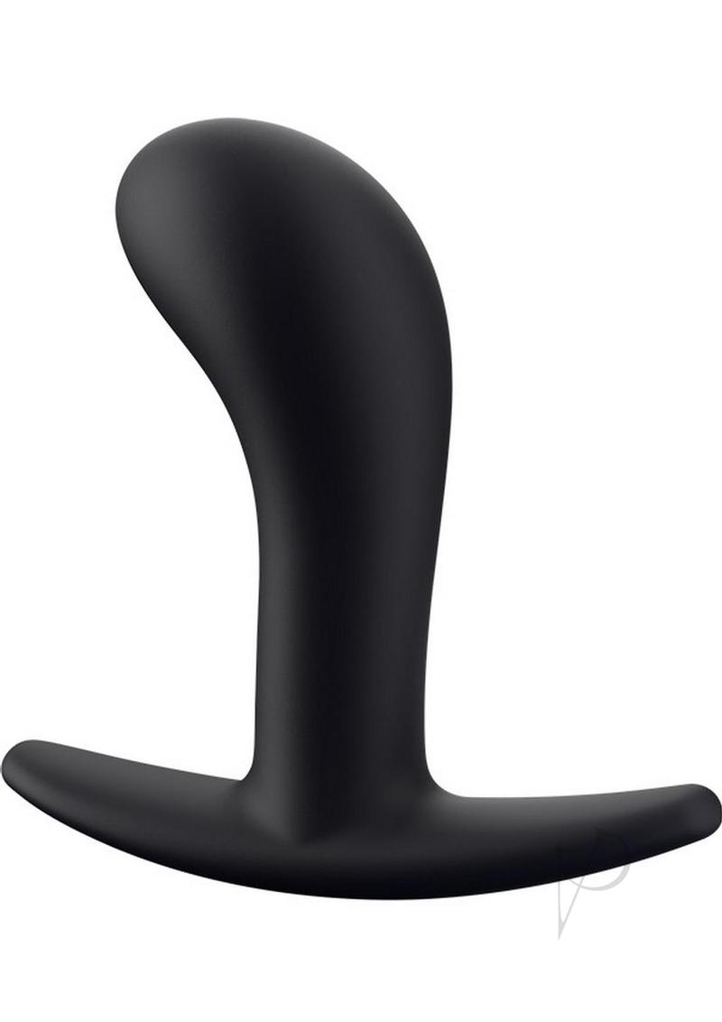 Premium Silicone Anal Plug - Medium Size, Black - Comfortable & Safe for Beginners & Advanced Play - Perfect for Couples & Solo Exploration